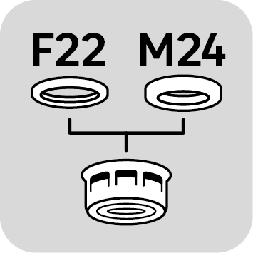 Lot de 3 recharges mousseurs M22/M24, EQUATION - 7