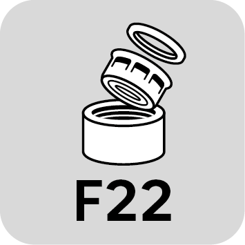 Mousseur robinet évier, F22, easyclean, EQUATION - 8