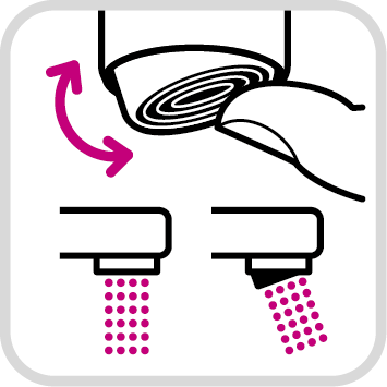 Mousseur cache robinet salle de bain orientable, M24 eco, EQUATION - 3