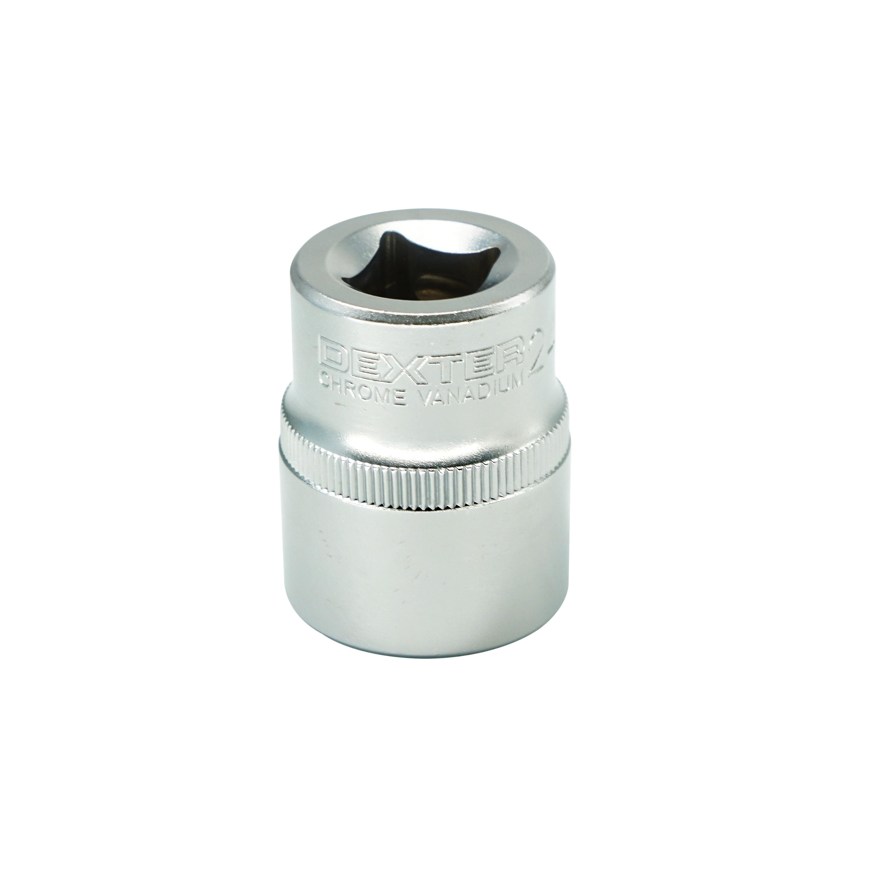Llave de vaso dexter de 6 caras de 24 mm con cuadradillo de 1/2