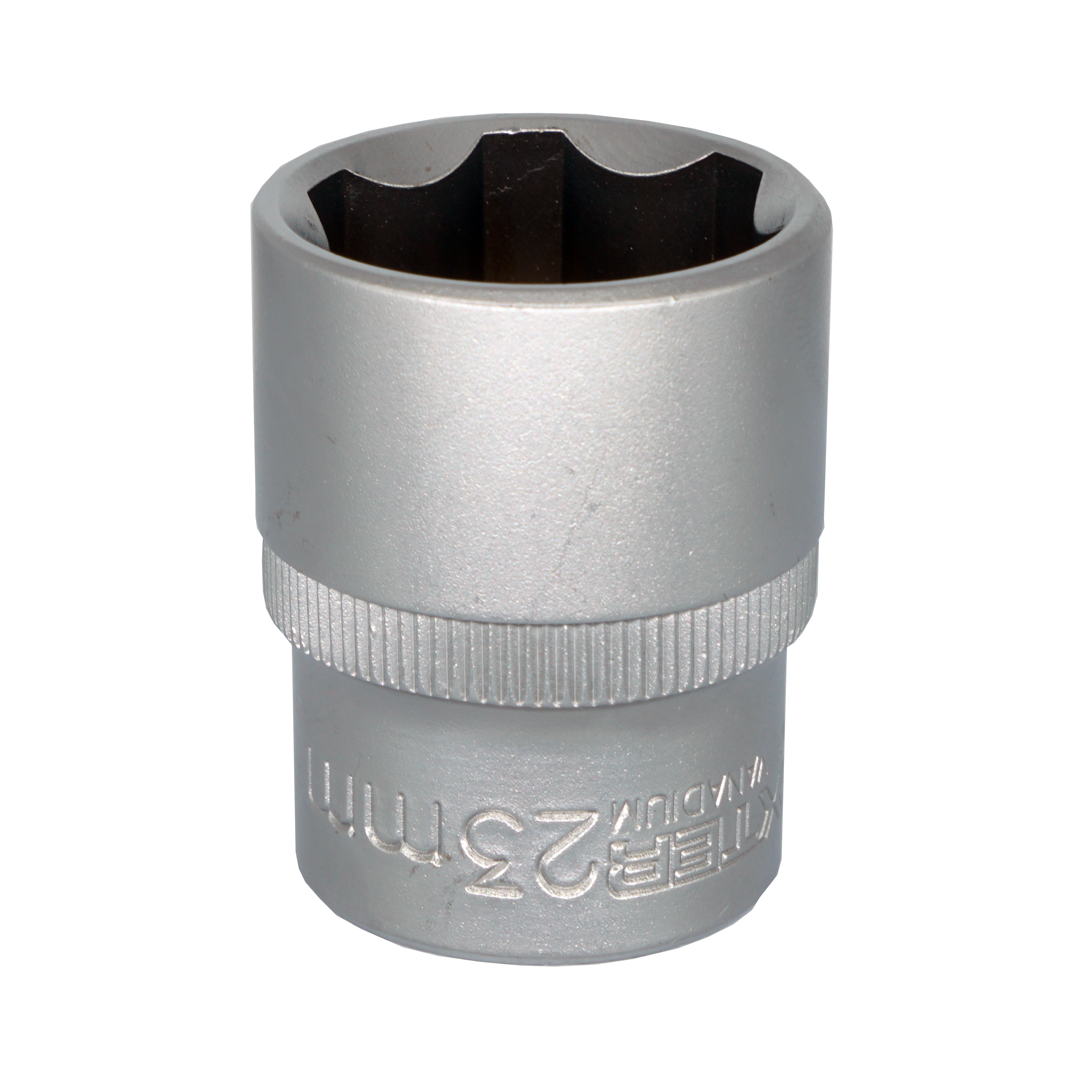 Llave de vaso dexter de 6 caras de 23 mm con cuadradillo de 1/2