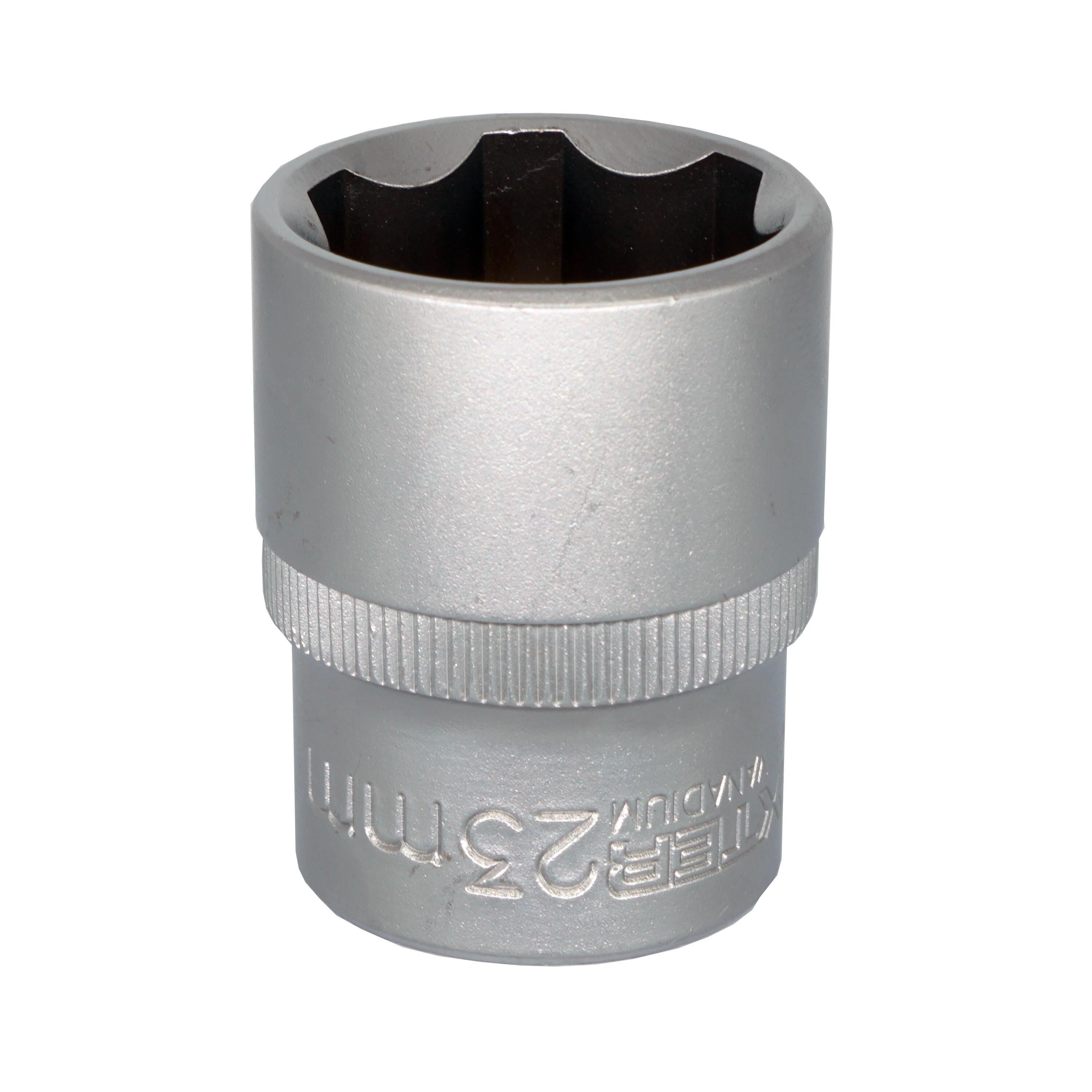 Llave de vaso 1/2 corto 6 caras de IMPACTO, medidas a elegir de 10 a 32 mm Llave de vaso 1/2 corto 6 caras de IMPACTO, medidas a elegir de 10 a 32 mm