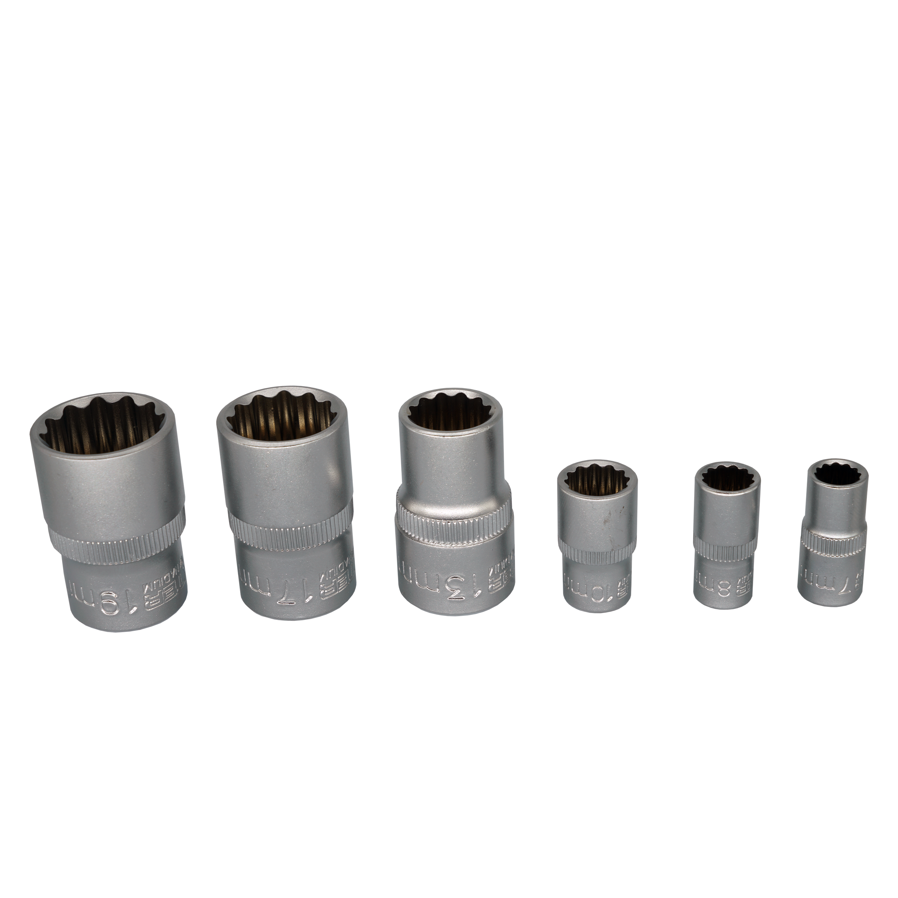 Set Chiavi A Bussola 12 Pezzi - Attacco 1/4", Misure In Pollici, Acciaio Cromato - Foto 4