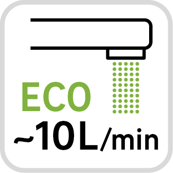 Embout douche économiseur d'eau, 15x21, EQUATION - 5