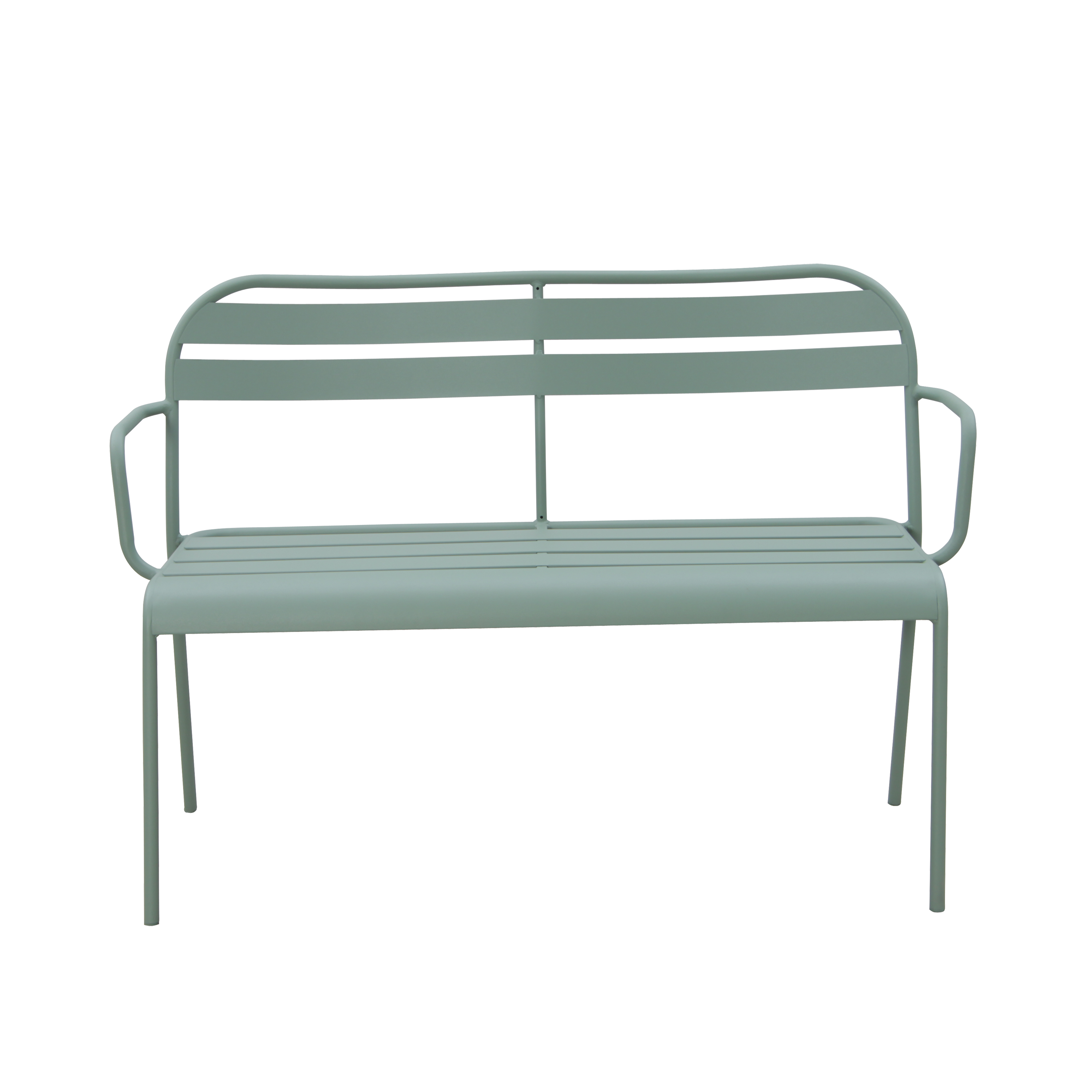 Banco de jardim METAL 118CM VERDE AGAVE - 3
