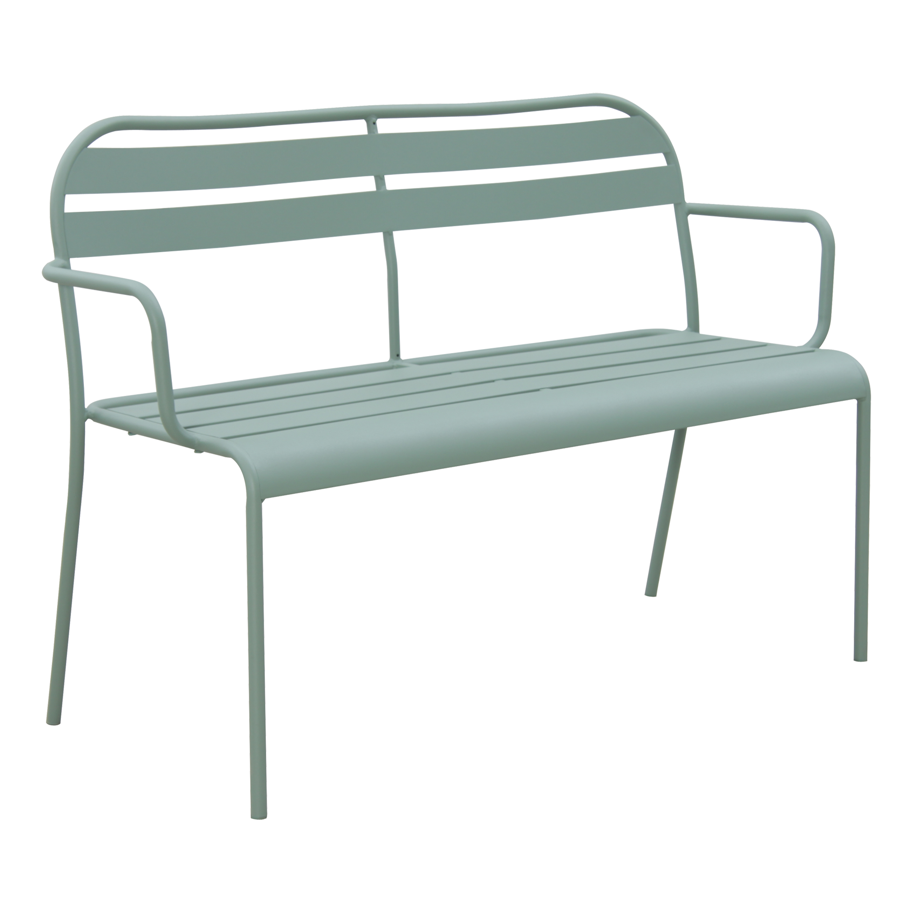 Banco de jardim METAL 118CM VERDE AGAVE - 2