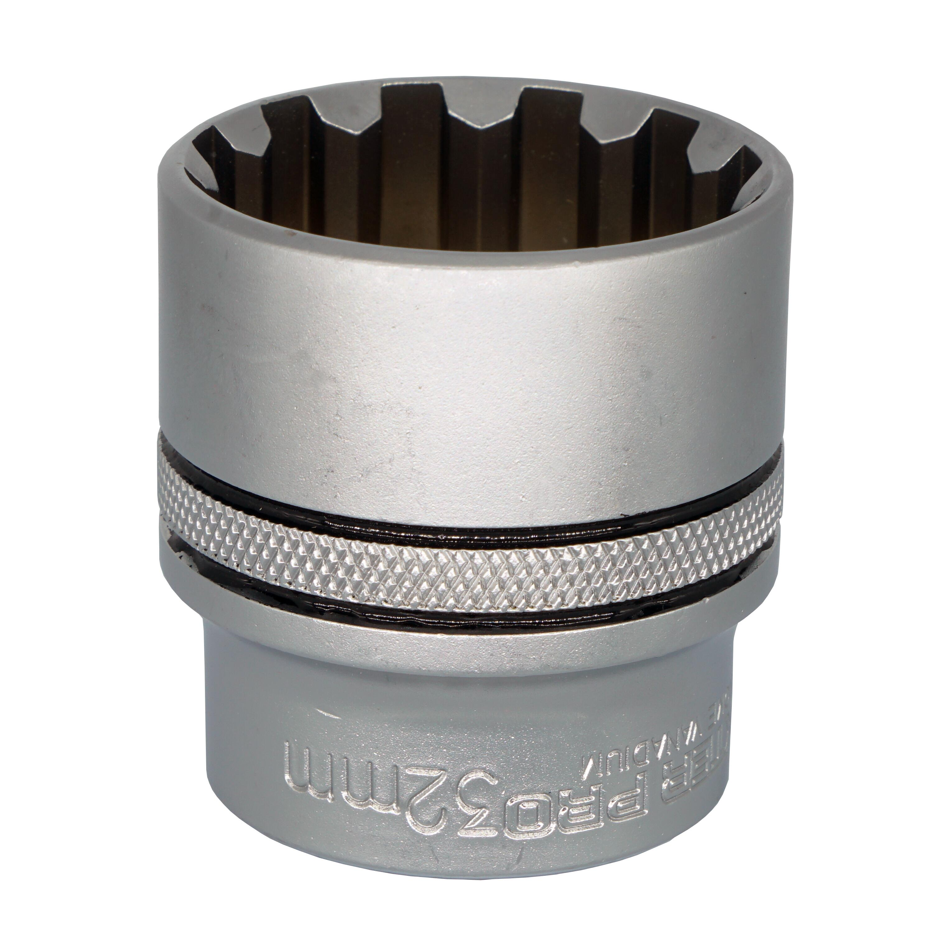 Llave de vaso dexter pro de 32 mm con cuadradillo de 1/2