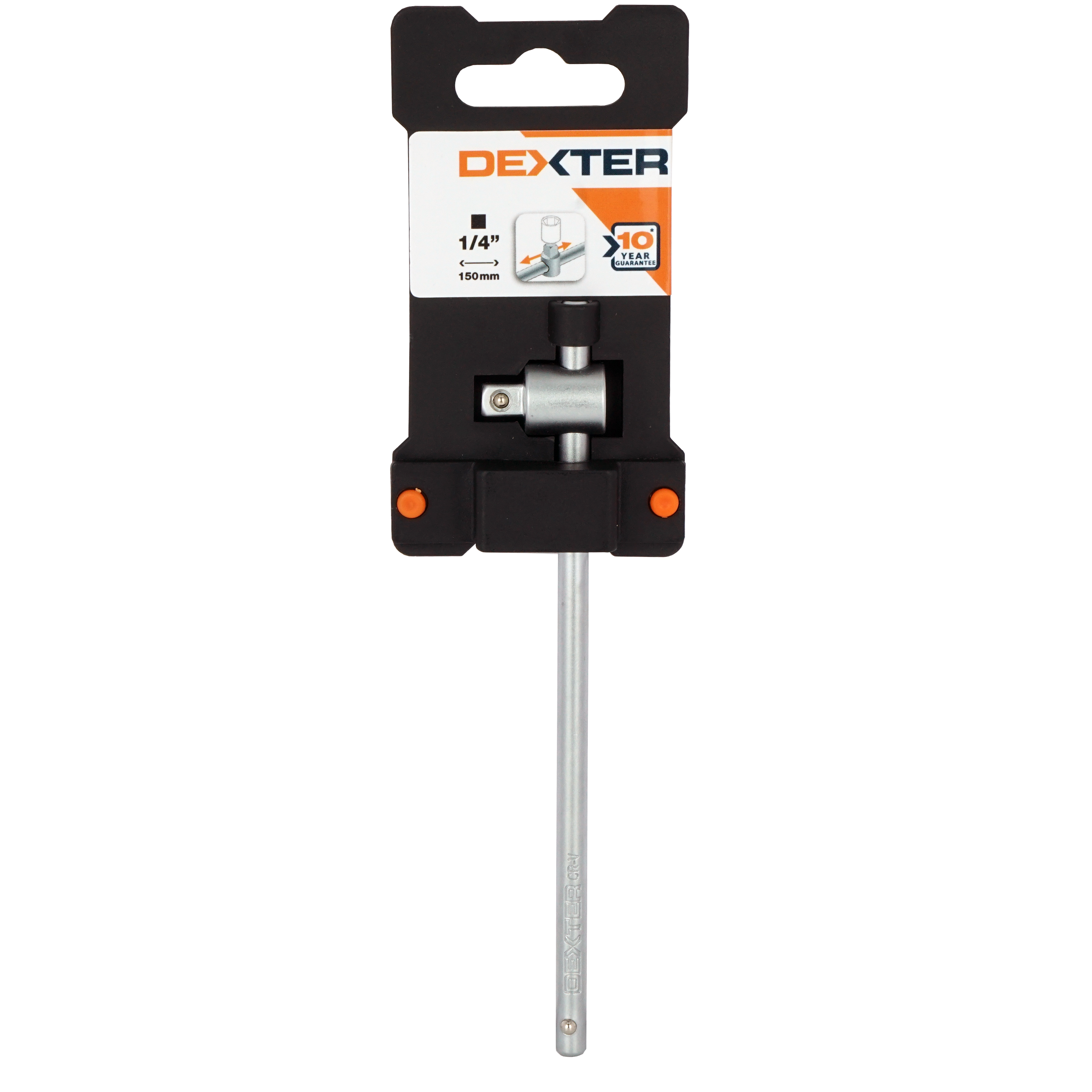 Pokrętło T 1/4'' 150 mm do klucza nasadowego Dexter - 2