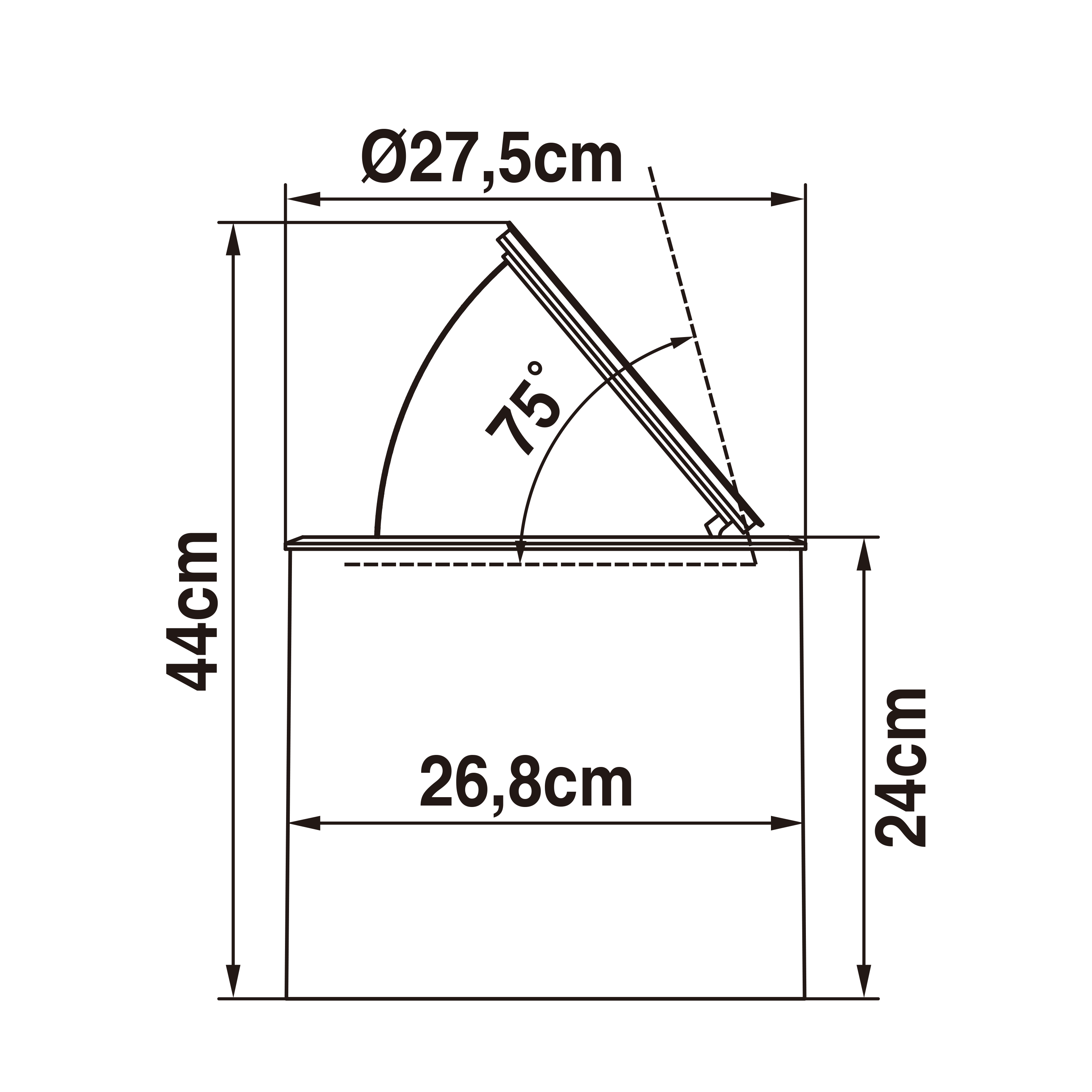 Portafaretto da incasso in alluminio E27 nero tondo IP67 INSPIRE - 6