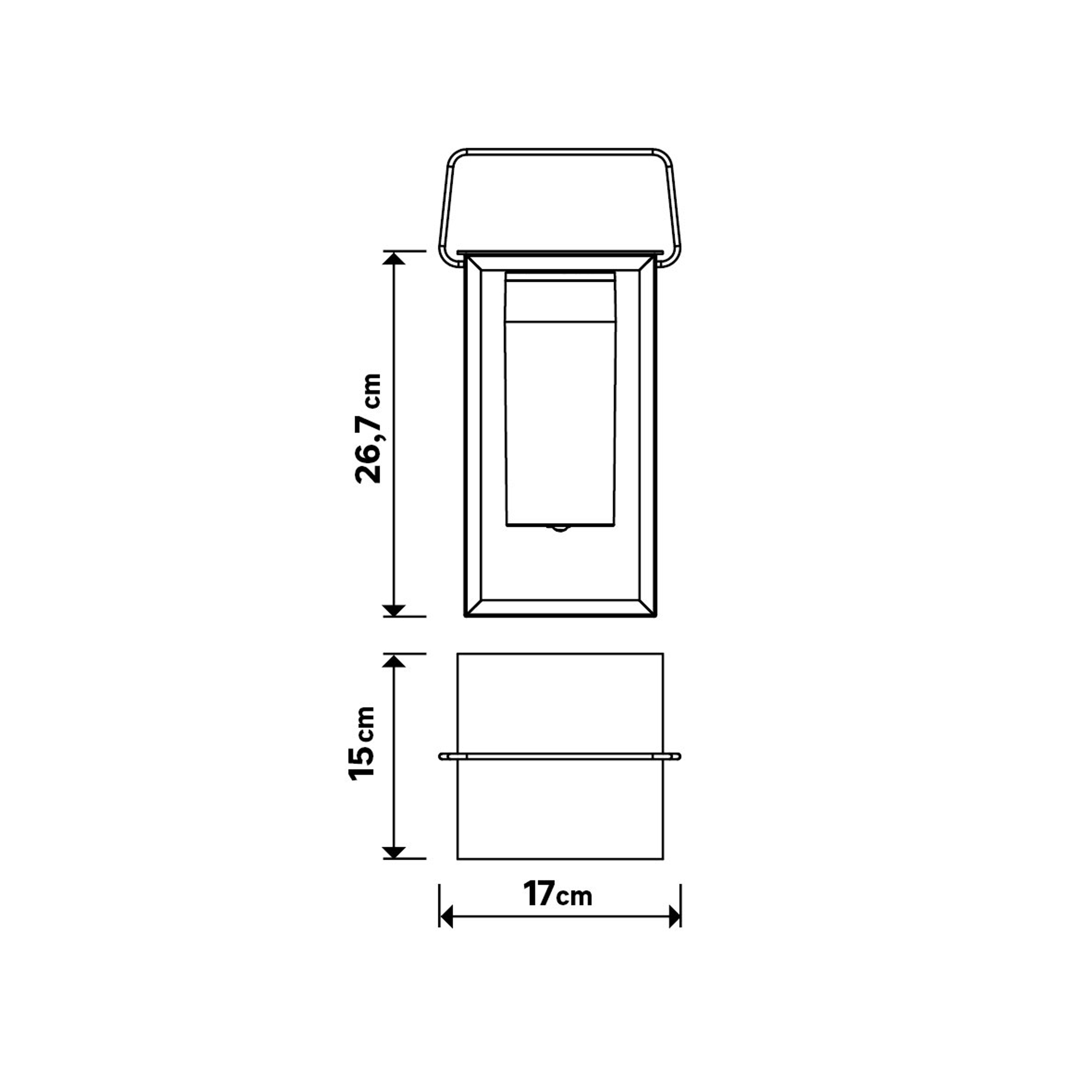 Lámpara de mesa LED Meshy INSPIRE con estructura negra luz neutra 4000K de pilas - 9