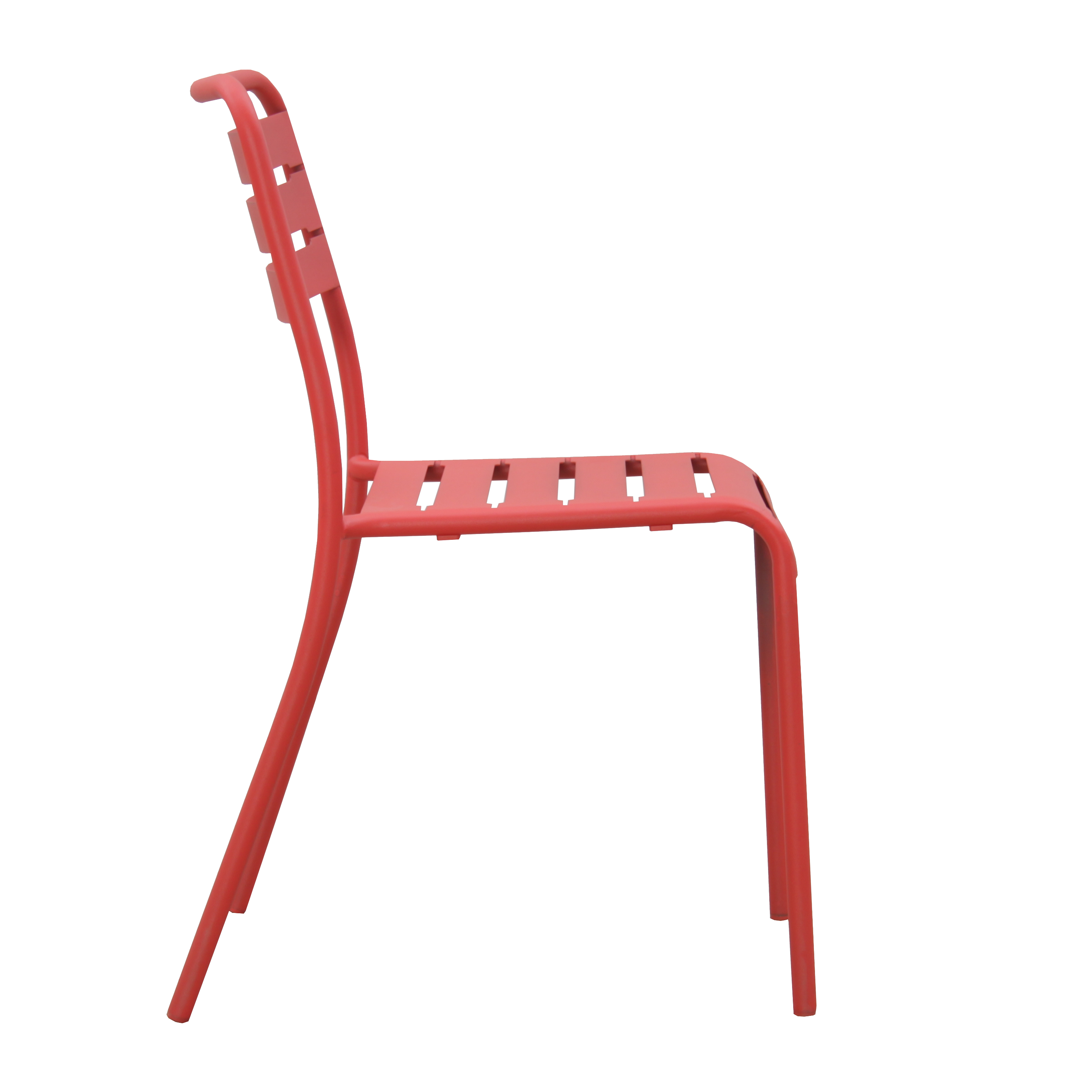 Cadeira refeição aço vermelho Cafe - 17