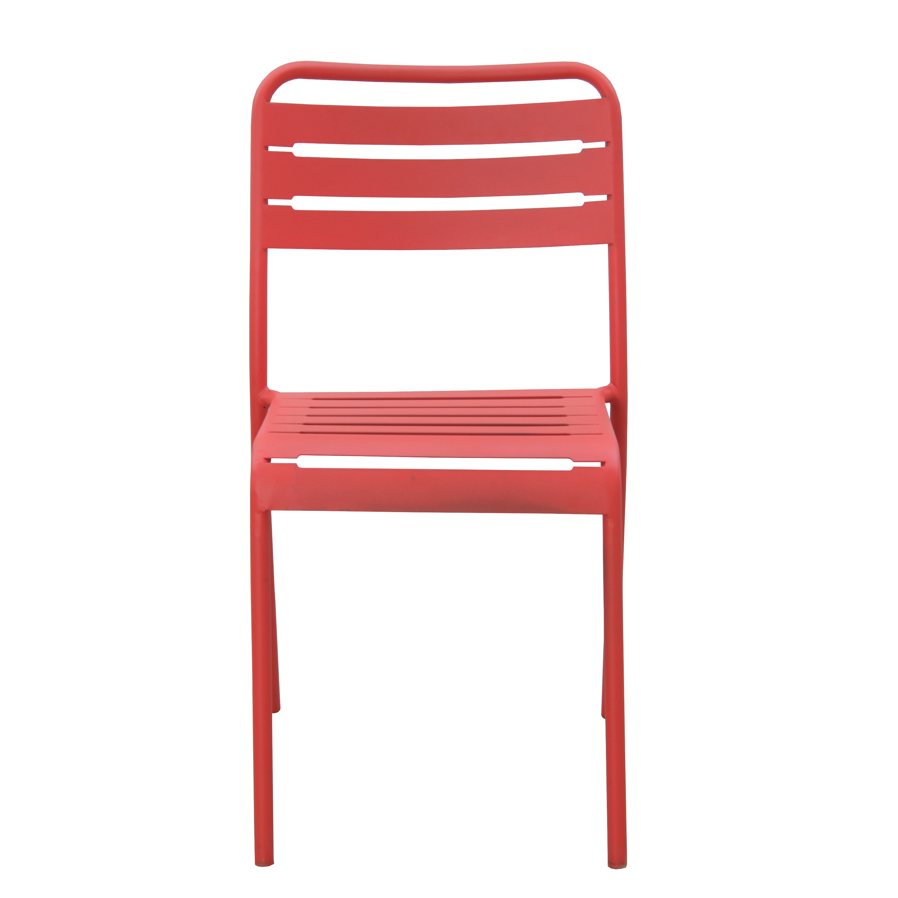 Cadeira refeição aço vermelho Cafe - 16