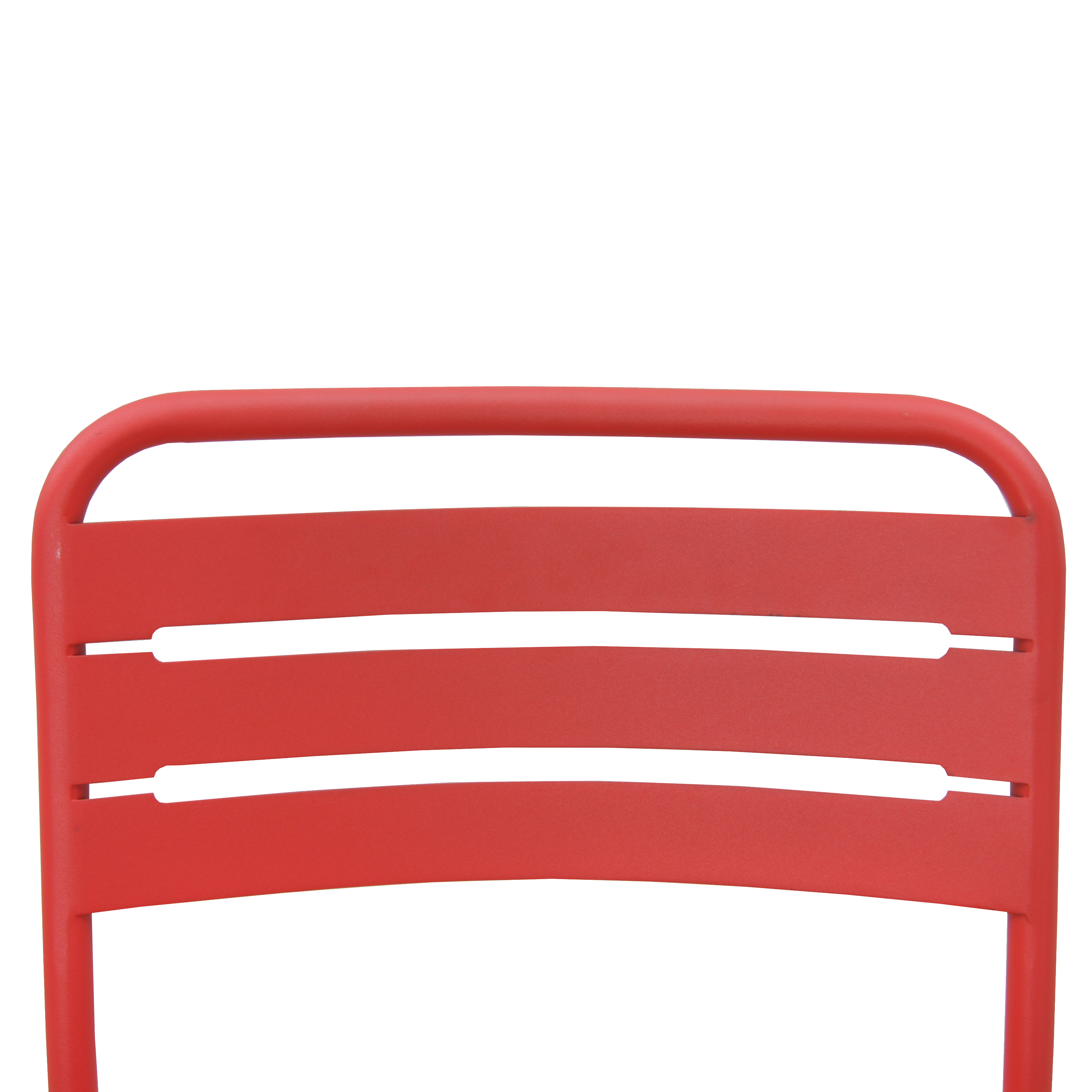 Cadeira refeição aço vermelho Cafe - 6