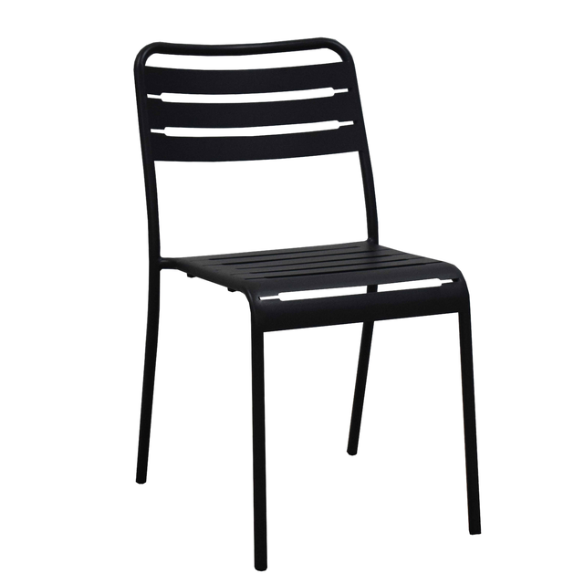 Cadeira refeição aço antracite Cafe