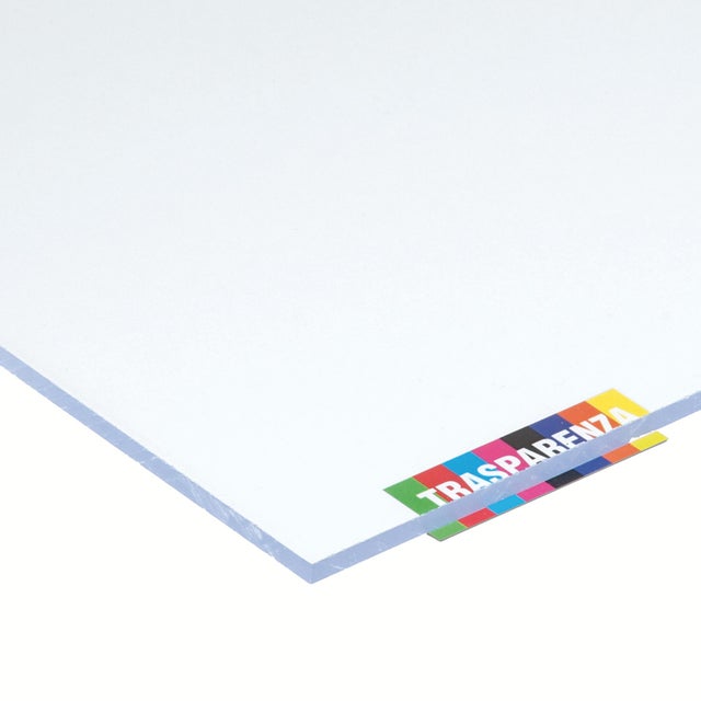 Vetro sintetico polistirene trasparente 50 cm x 150 cm, Sp 5 mm