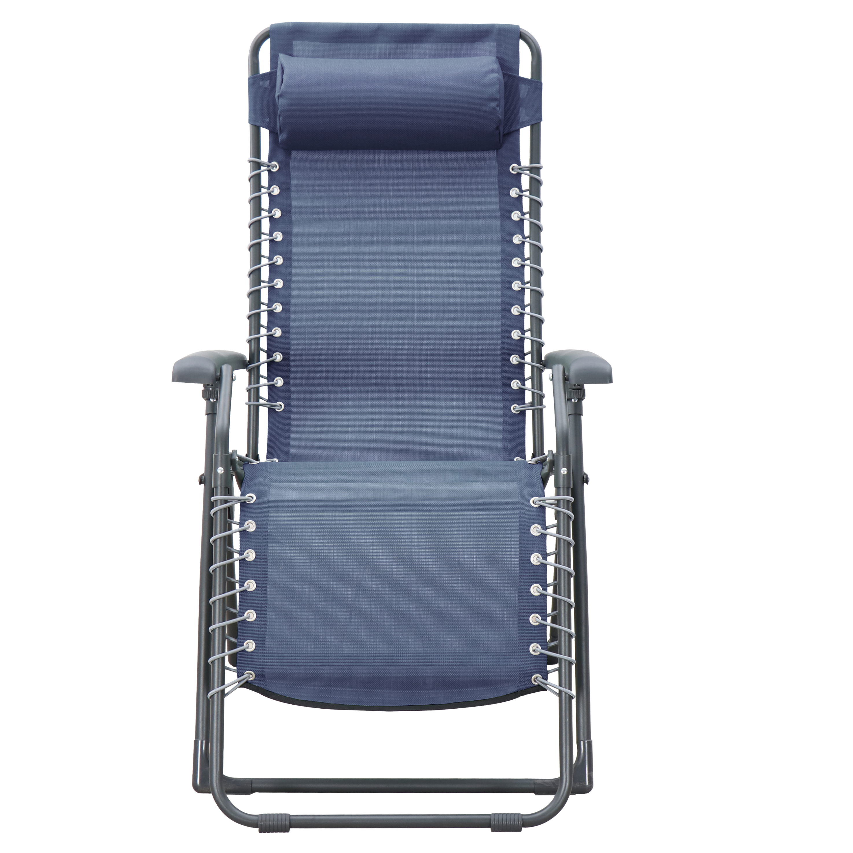 Sillón de jardín de metal NATERIAL Zero Gravity azul - 2