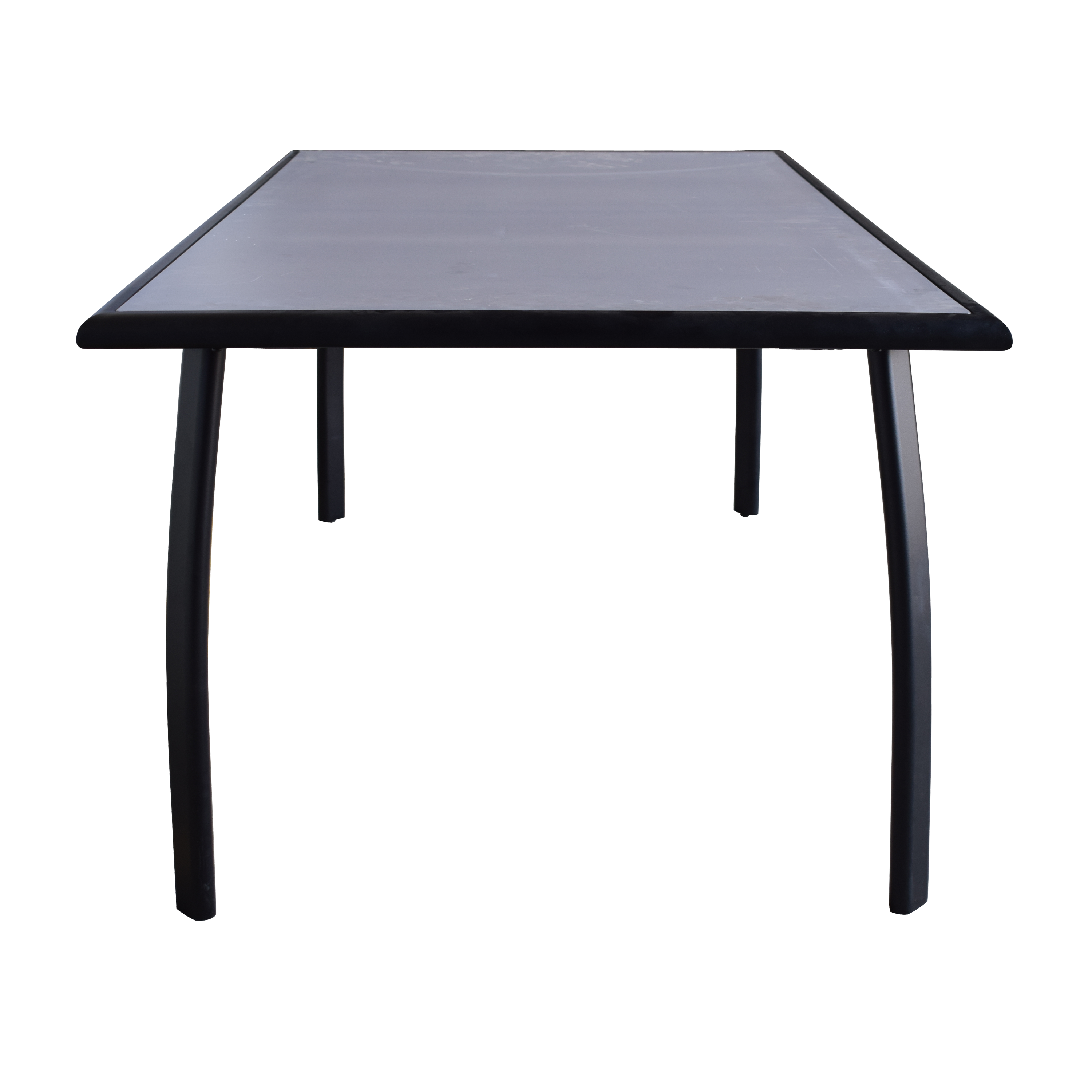 Table De Jardin Aluminium O11 – 105 X 65 X 39 Cm – Design Moderne, Pieds Réglables – Terracotta - 4