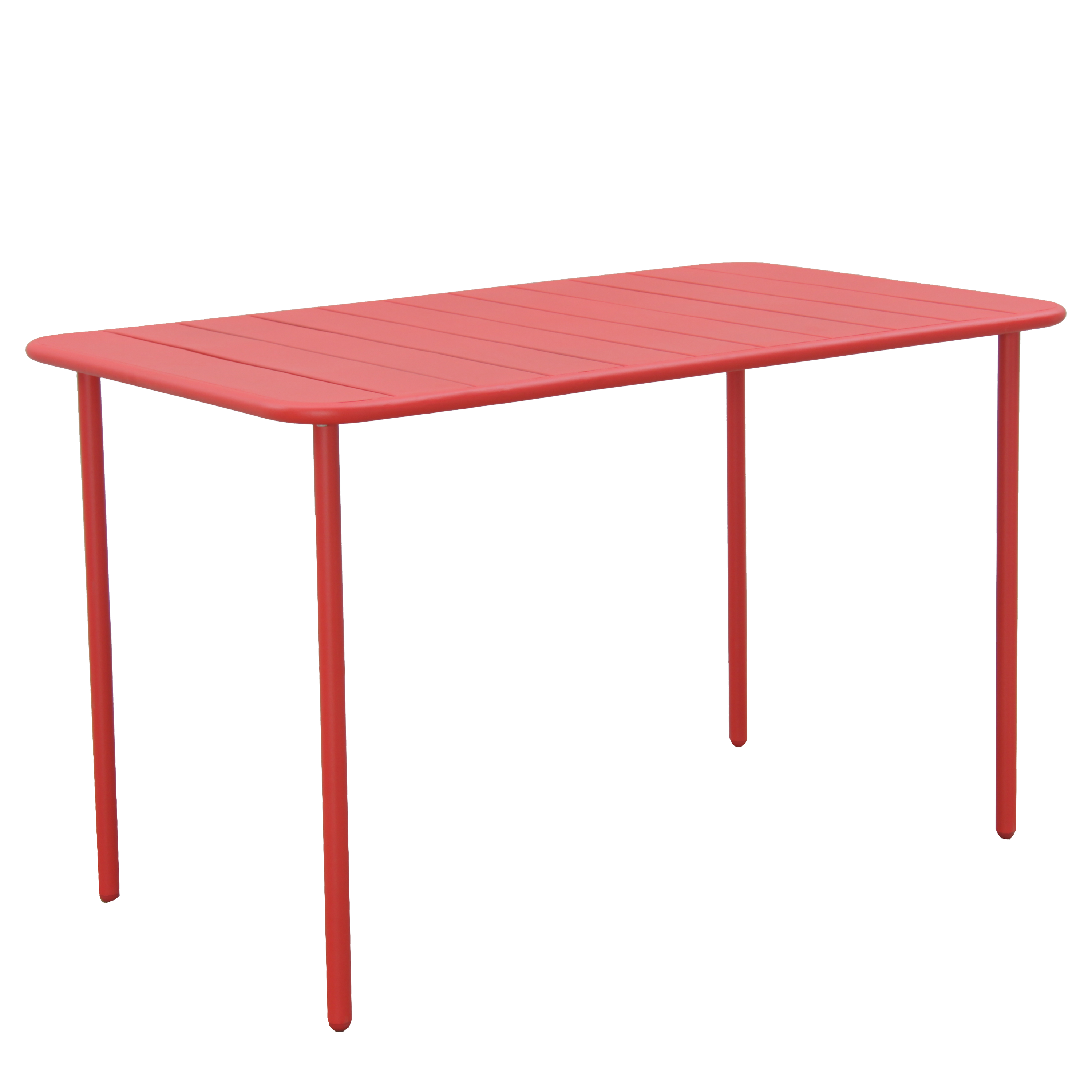 Mesa de metal CAFE 120X70CM VERMELHO - 3