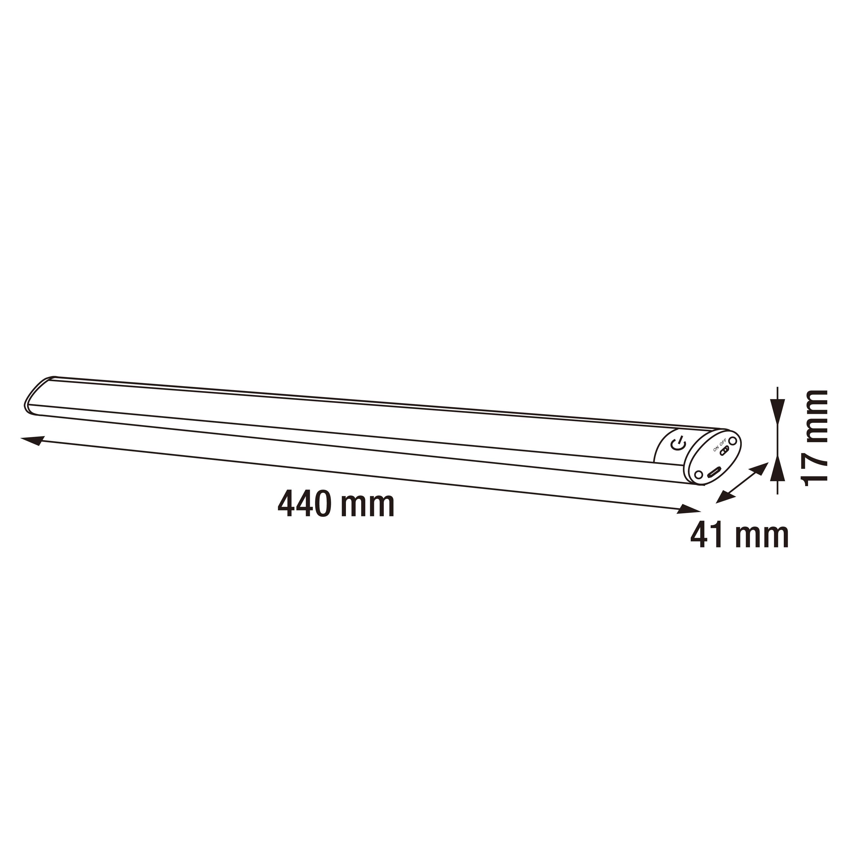 Reglette ylon led 330 LM touch - 14