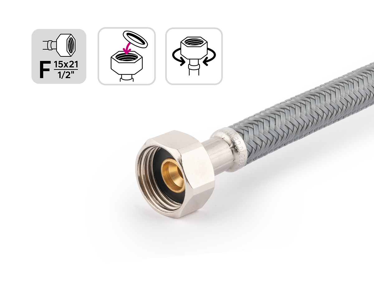 Bicha EQUATION2 PET F1/2 - F1/2 DN8 50CM - 3