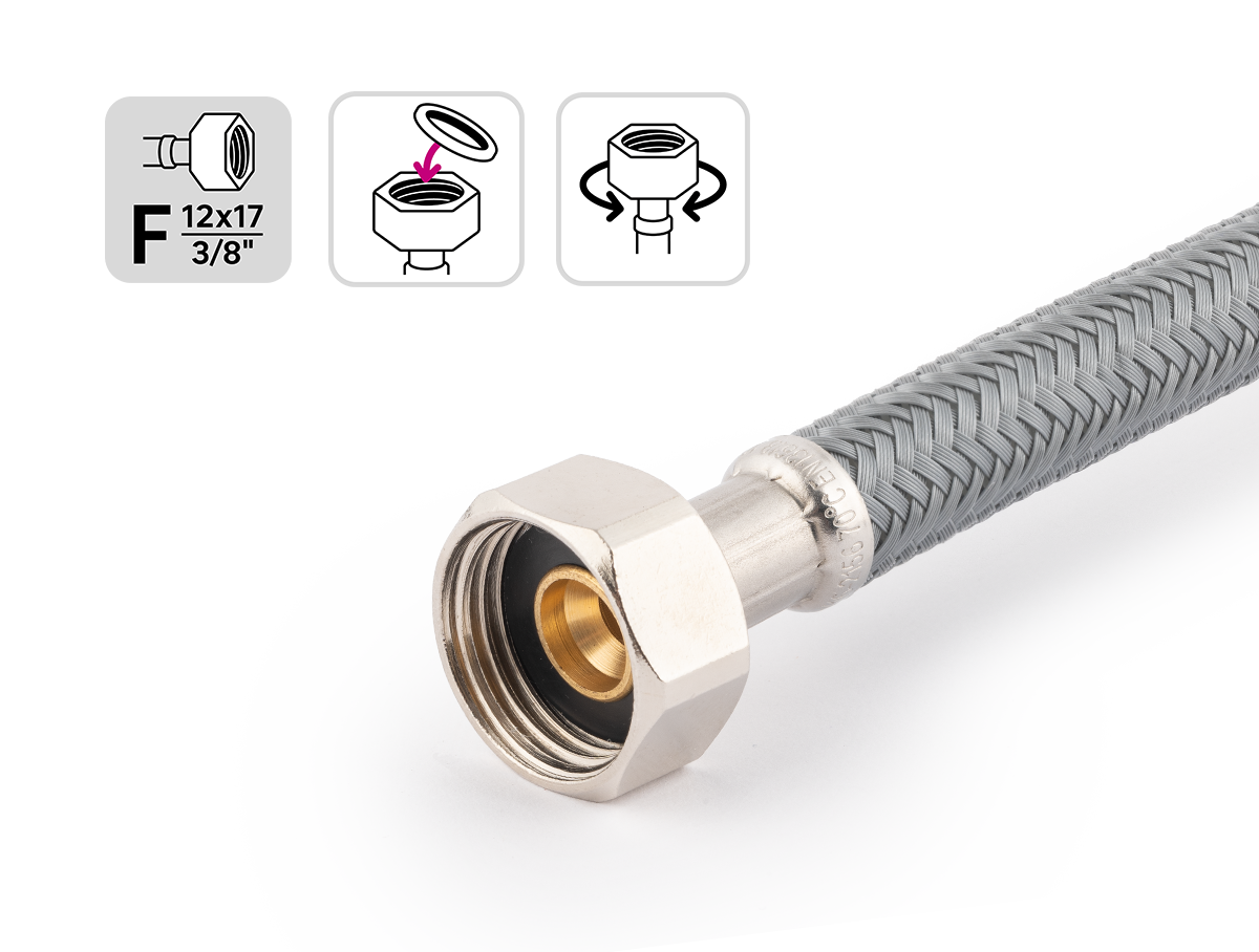 Flexible femelle/femelle 12x17 (3/8