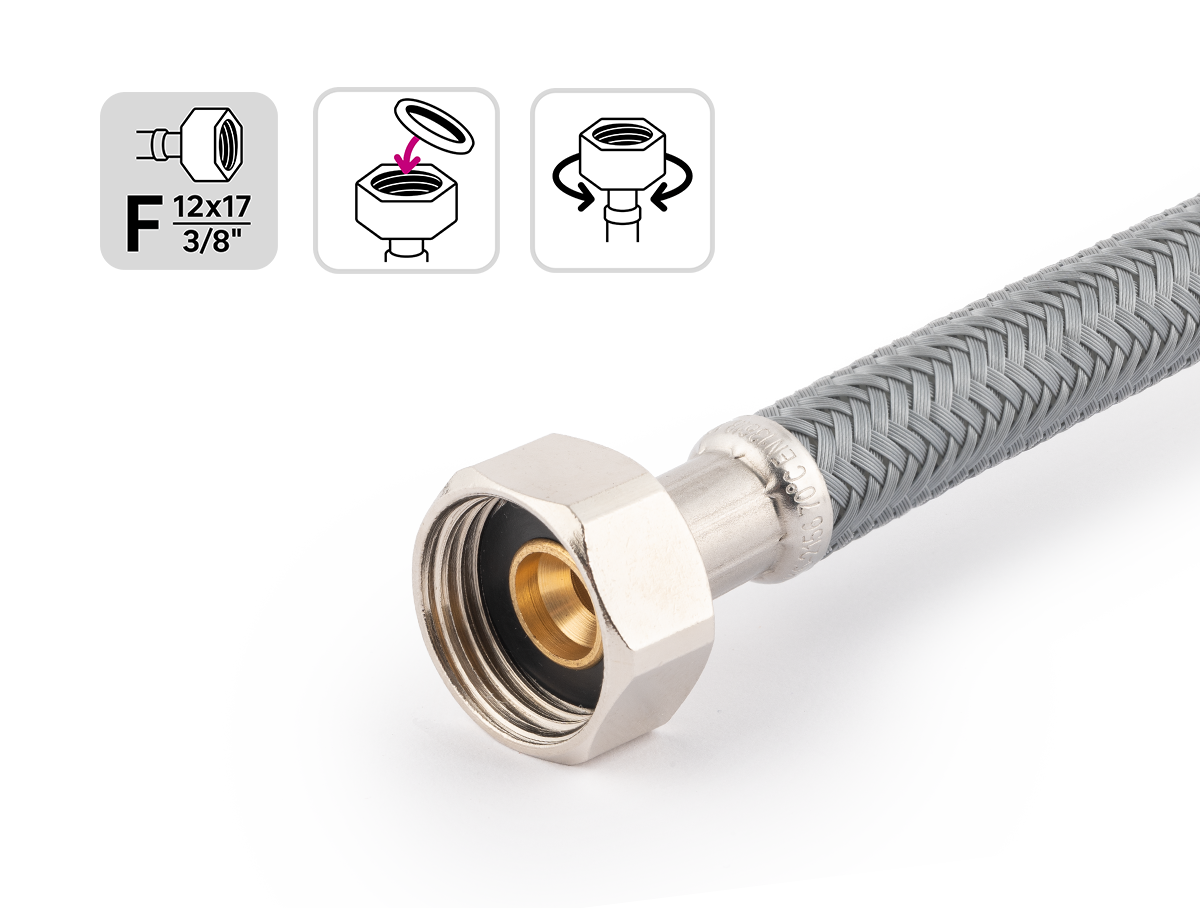 Flexible femelle/femelle 12x17 (3/8