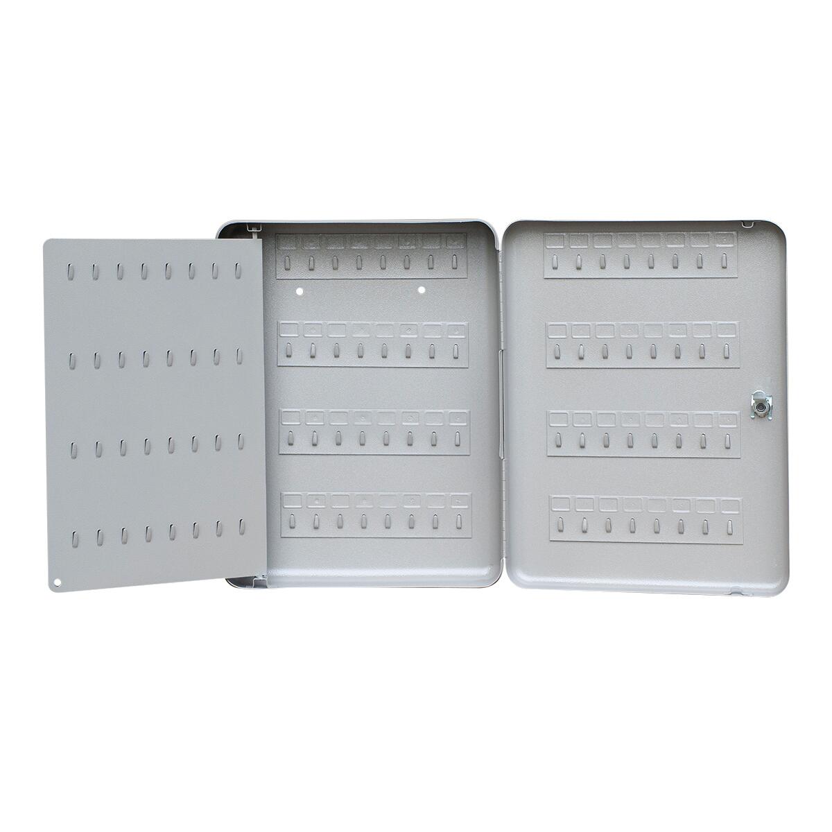Bacheca portachiavi PK05 96 ganci grigio / argento 37 x 28 mm x 7.5 cm - 2