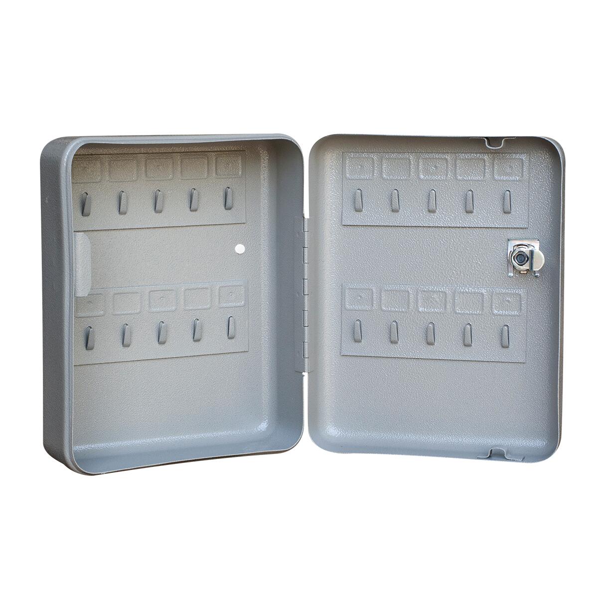 Bacheca portachiavi PK02 24 ganci grigio / argento 20 x 16 mm x 7 cm - 3