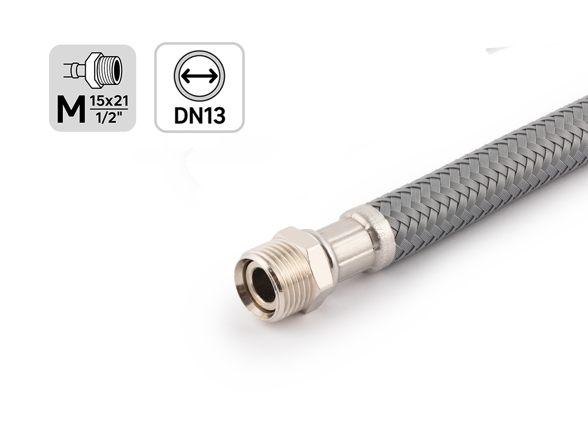 Flexible coudé mâle/femelle 15x21 (1/2