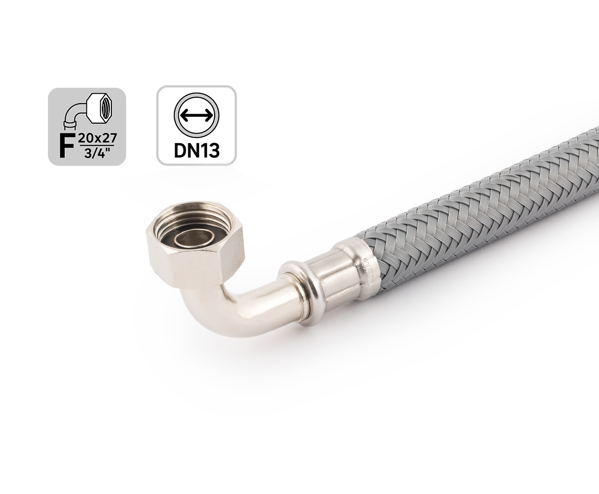 Flexible coudé femelle/femelle 20x27 (3/4