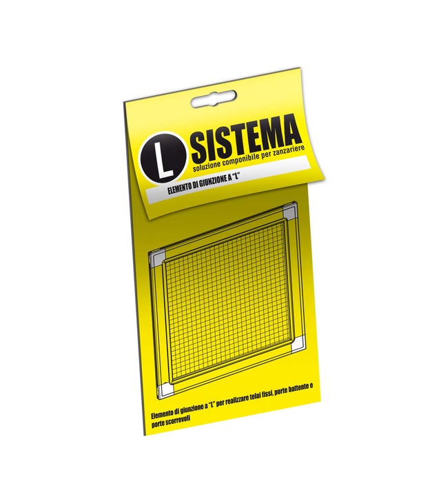 Profilo in pvc verniciato nero opaco L0.07m L70xSp10xH10 mm, 4 pezzi