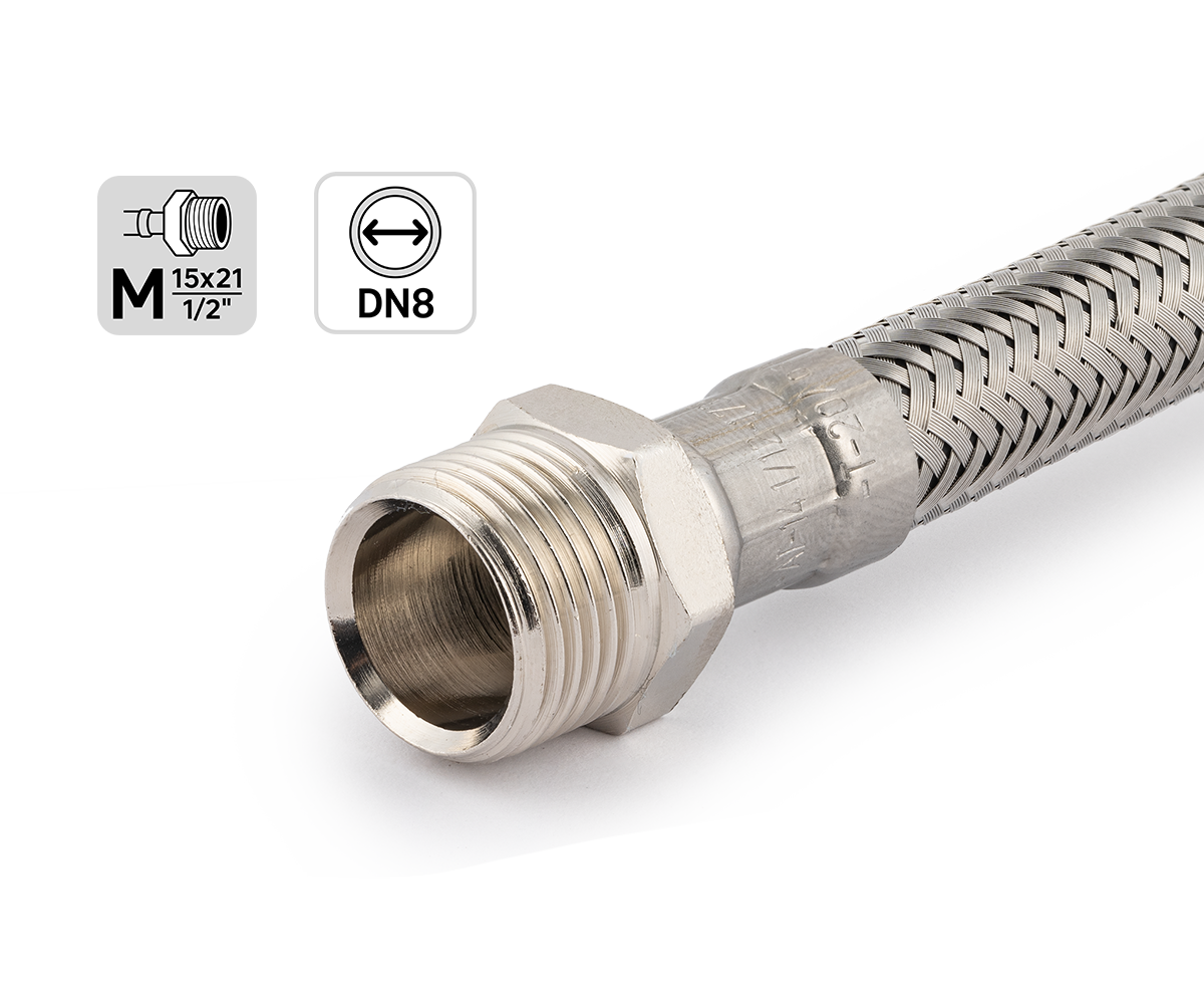 Bicha EQUATION M1/2 - F1/2 DN8 15CM - 4