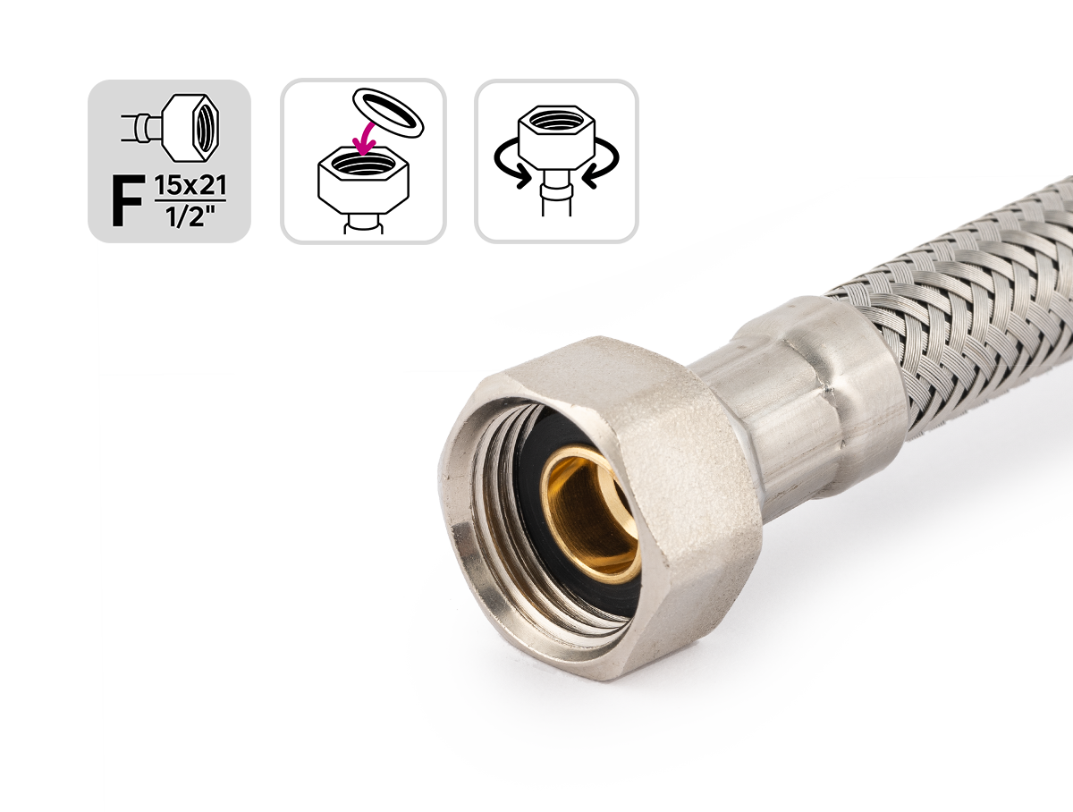 Bicha EQUATION F1/2 - F1/2 COTOVELO DN13 30CM - 4