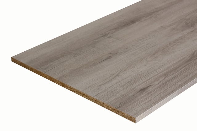 Ripiano per interno mobile in truciolare ARTENS L 250 x P 60 Sp 18 mm rovere grigio