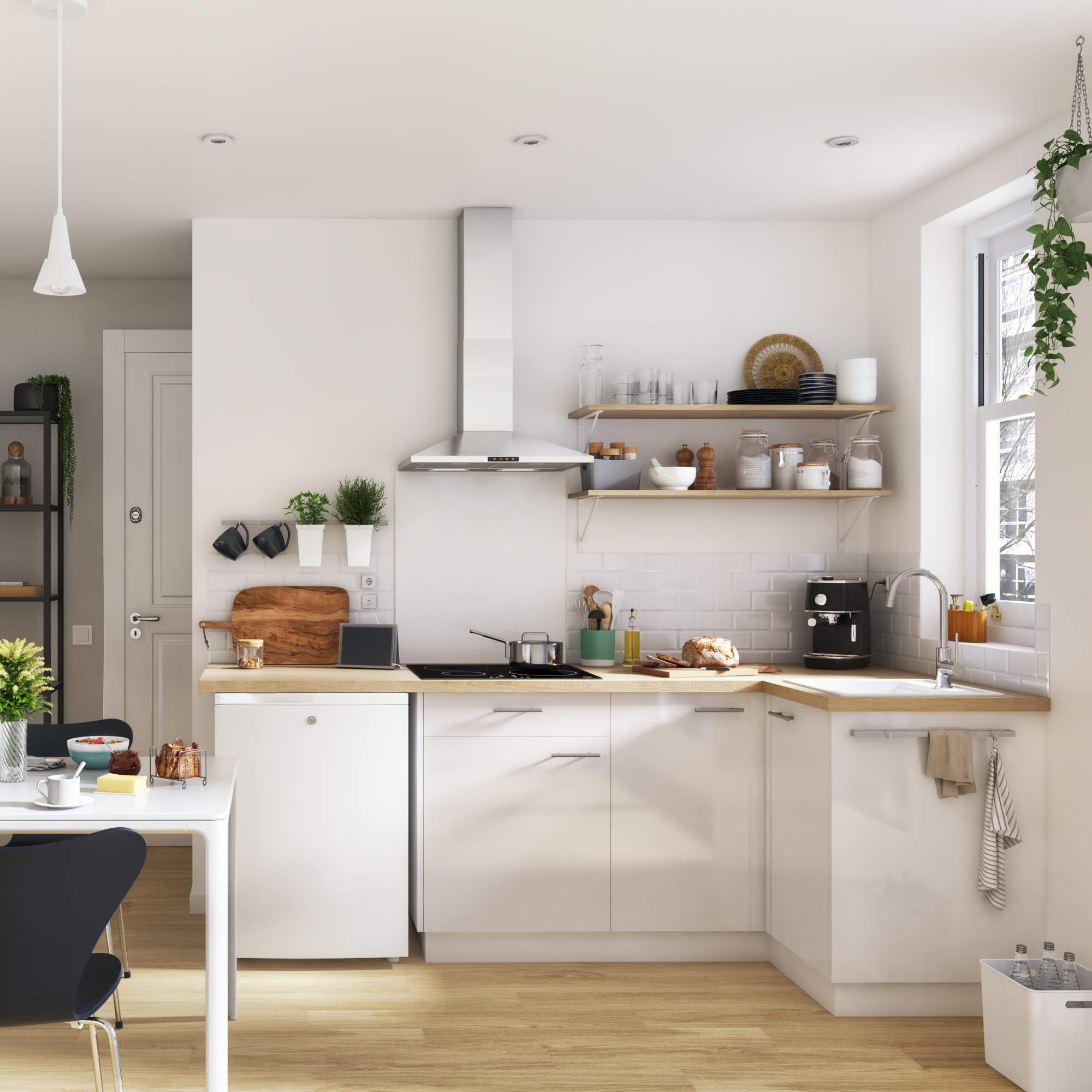 Frente gaveta de cozinha Delinia Sevilha 60X77 cm branco brilho - 9