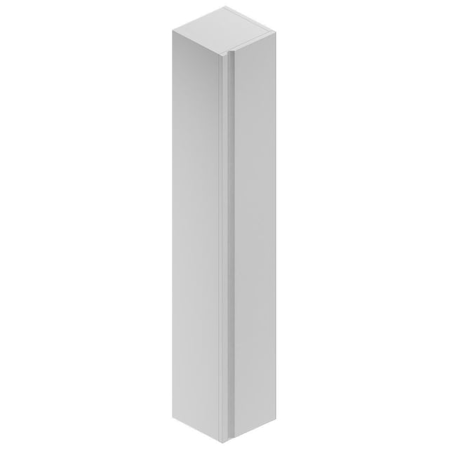 Colonna per mobile bagno Pull 1 anta P 30 x L 30 x H 180 cm bianco opaco laccato MDF