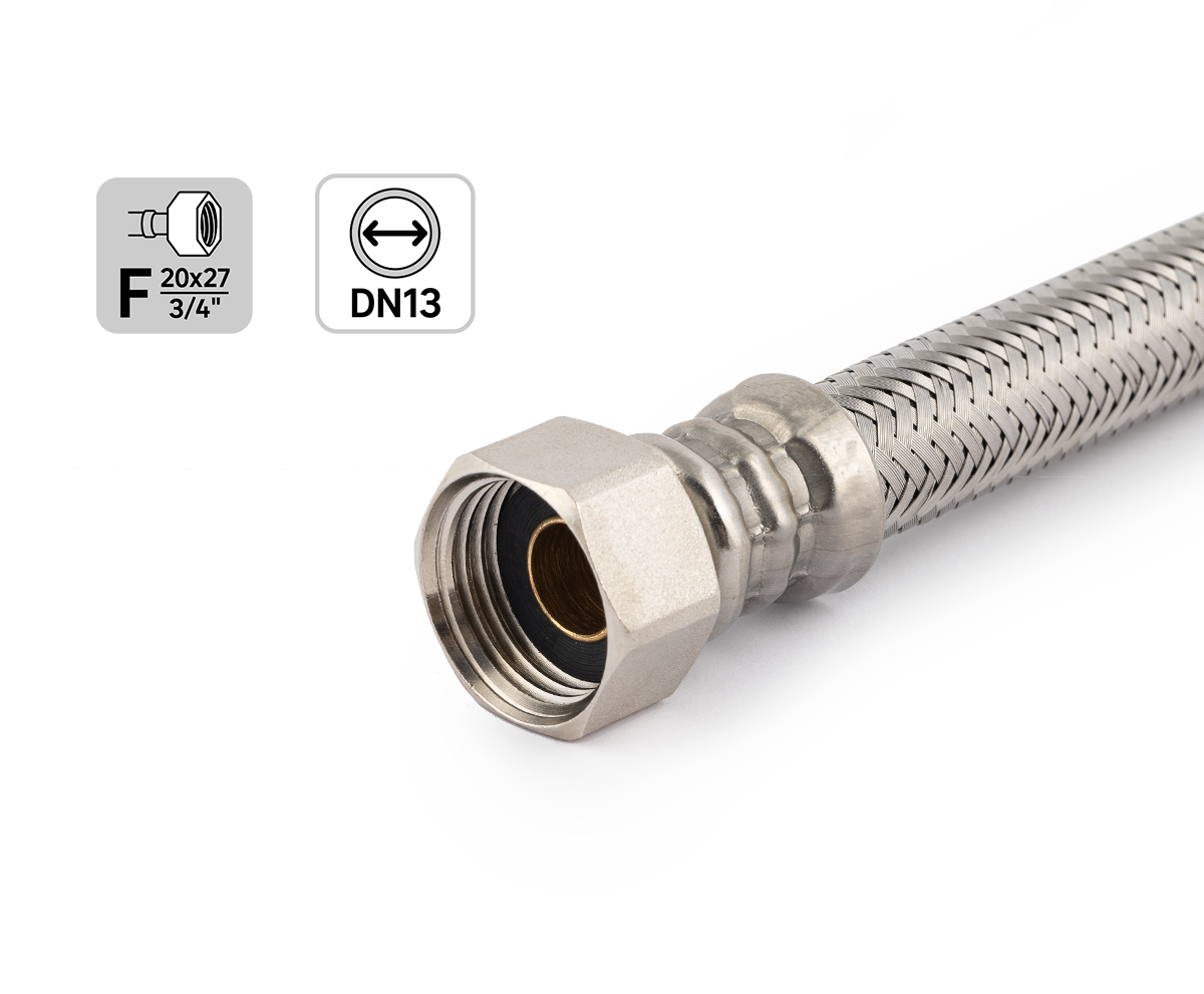 Bicha EQ1 PET F3/4 - F3/4 DN13 50CM - 3