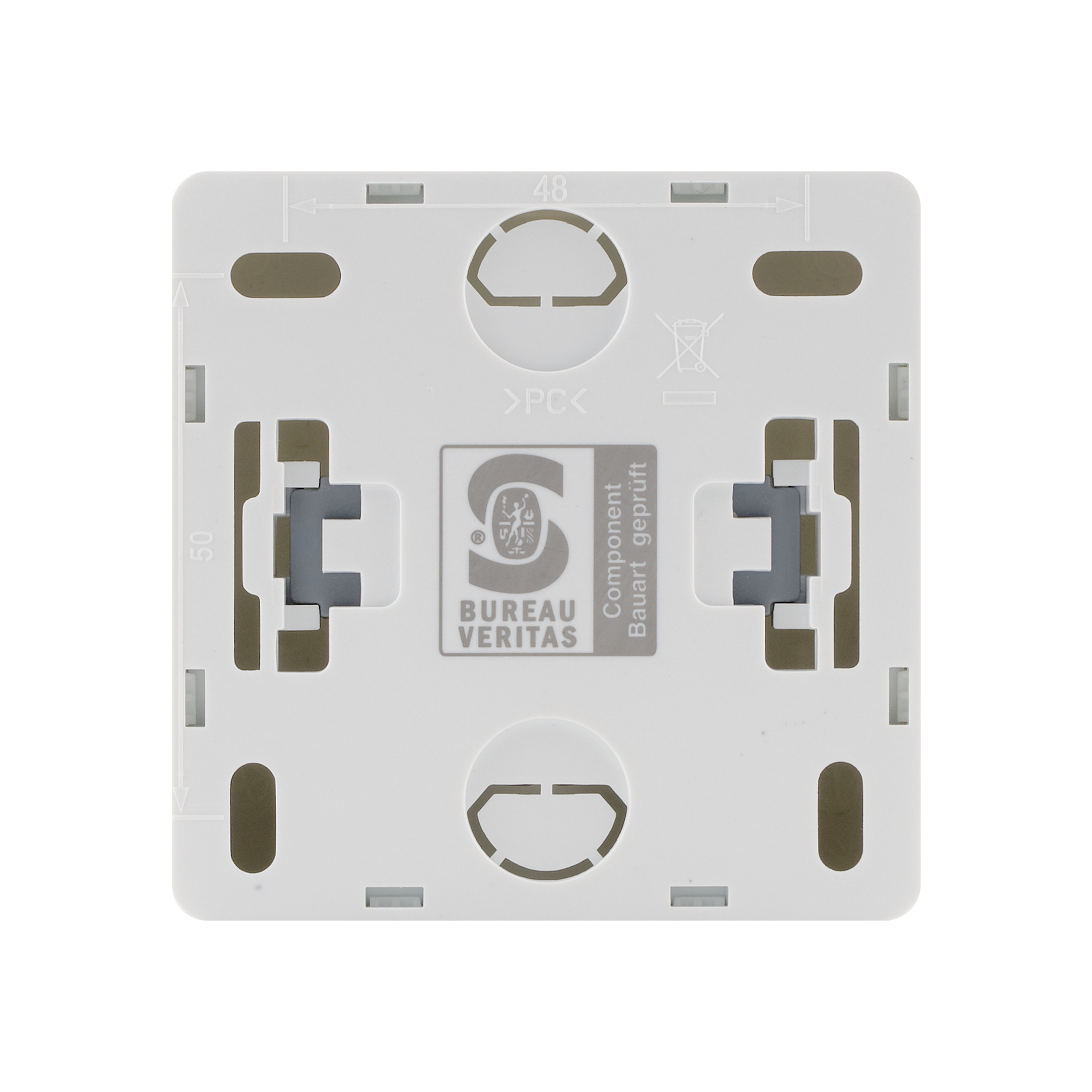 Tomada tipo F com terra saliente branco Lexman Surface - 8