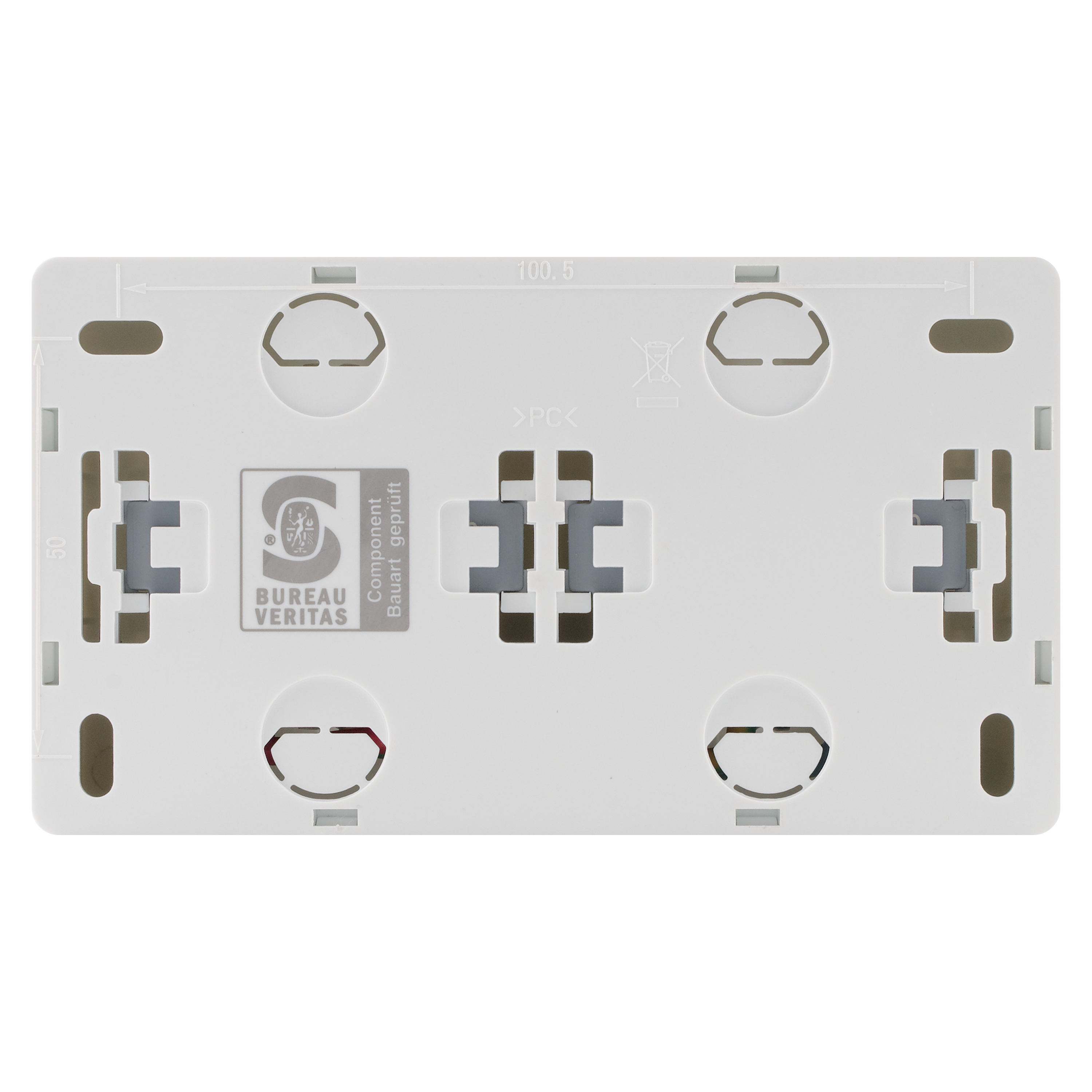 Tomada de alimentação tipo F Lexman Surface saliente branco - 7