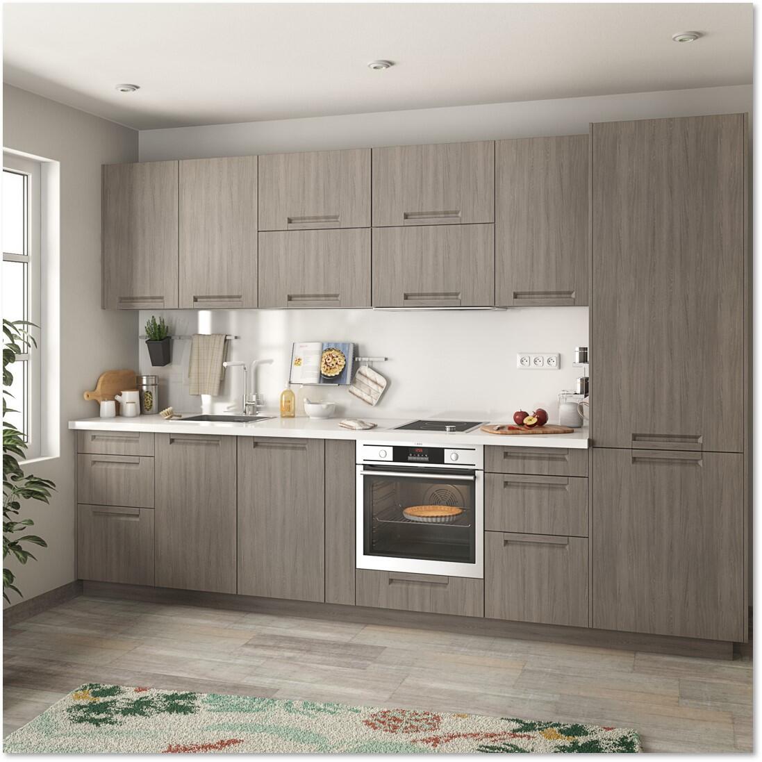 Fianco per mobile cucina DELINIA ID Evora rovere chiaro opaco L 60 x H 76.8 cm - 3
