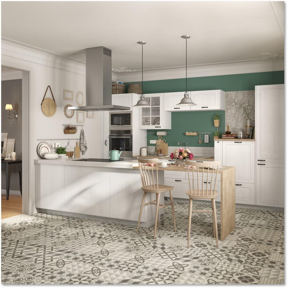 Fianco per mobile cucina DELINIA ID Mosca rovere grigio chiaro L 60 x H 76.8 cm - 4