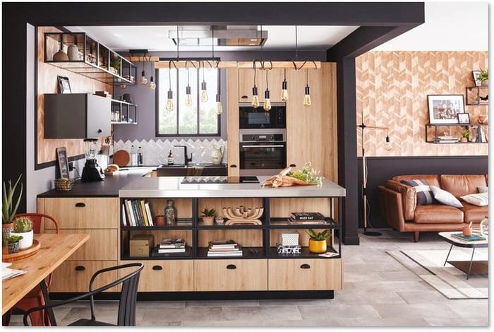 Cocina Roma Roble Mate Delinia ID