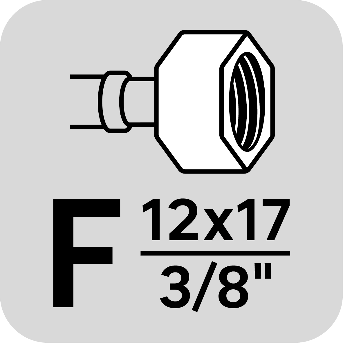 Bicha Equation 50cm f3/8-f1/2 dn8 - 8