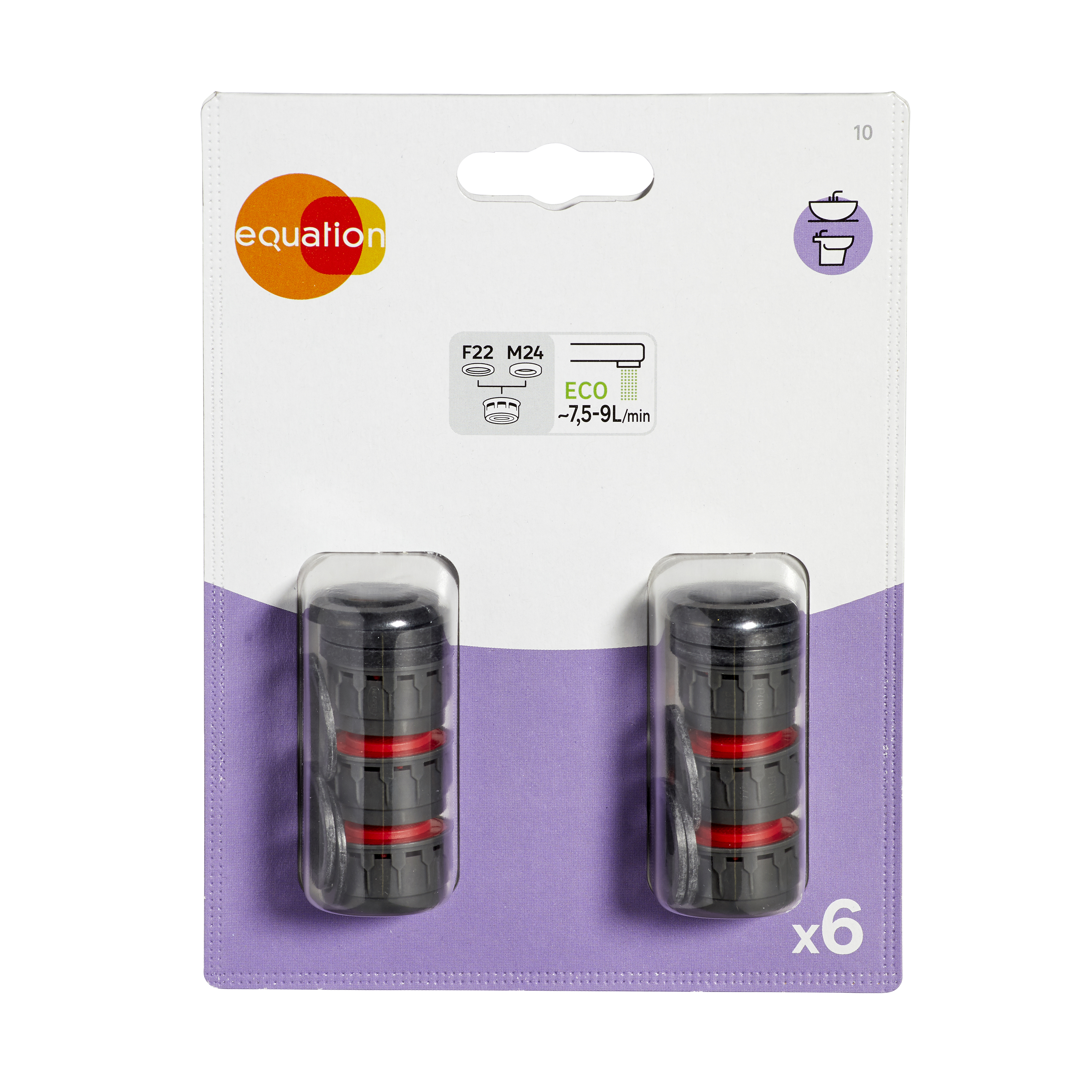 Recarga emulsor EQUATION ECO LAVATÓRIO/BIDÉ M24/F22 6 UNIDADES - 7