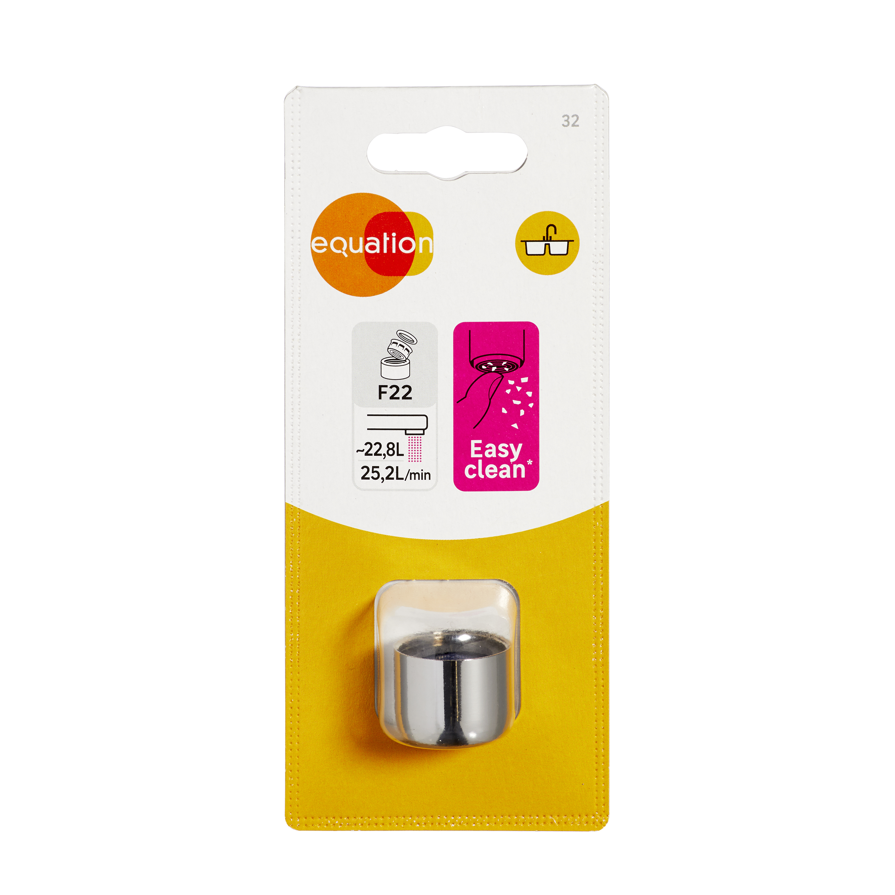 Mousseur robinet évier, F22, easyclean, EQUATION - 7