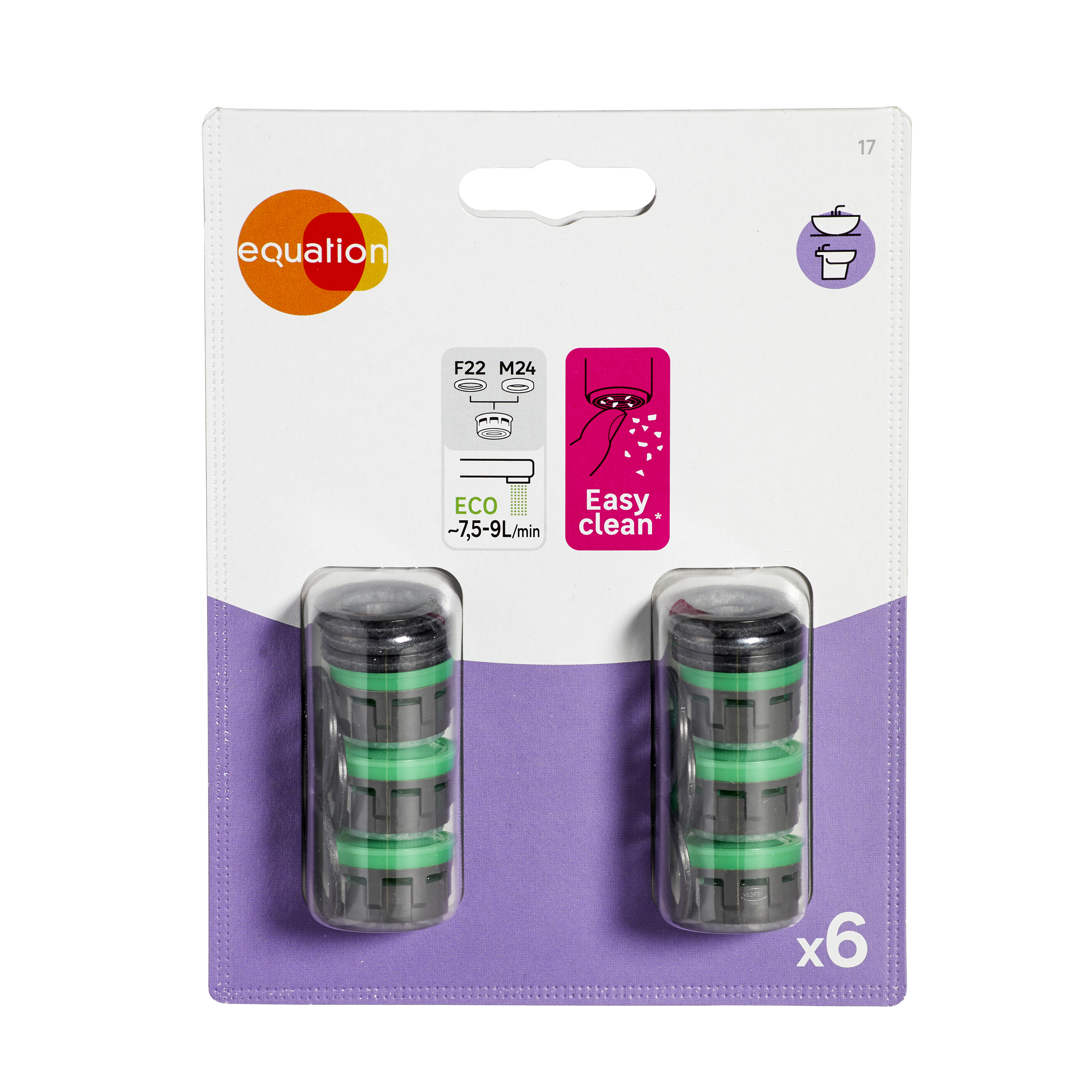 Recarga emulsor EQUATION ECO LAVATÓRIO/BIDÉ M24/F22 EASY CLEAN 6 UNIDADES - 2