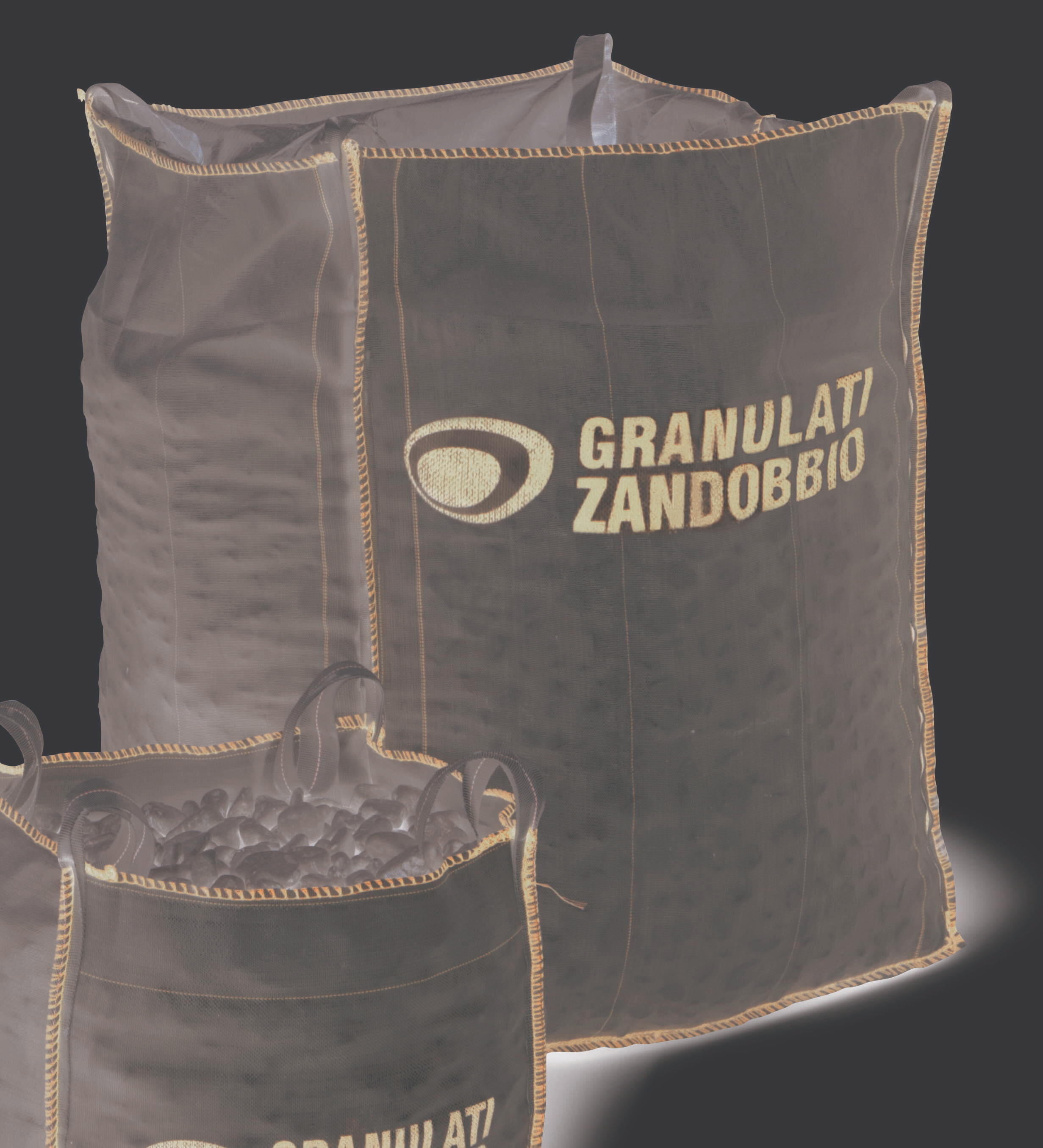 Cesta da 600 Kg di ciottolo grigio 40-60mm mm - 2