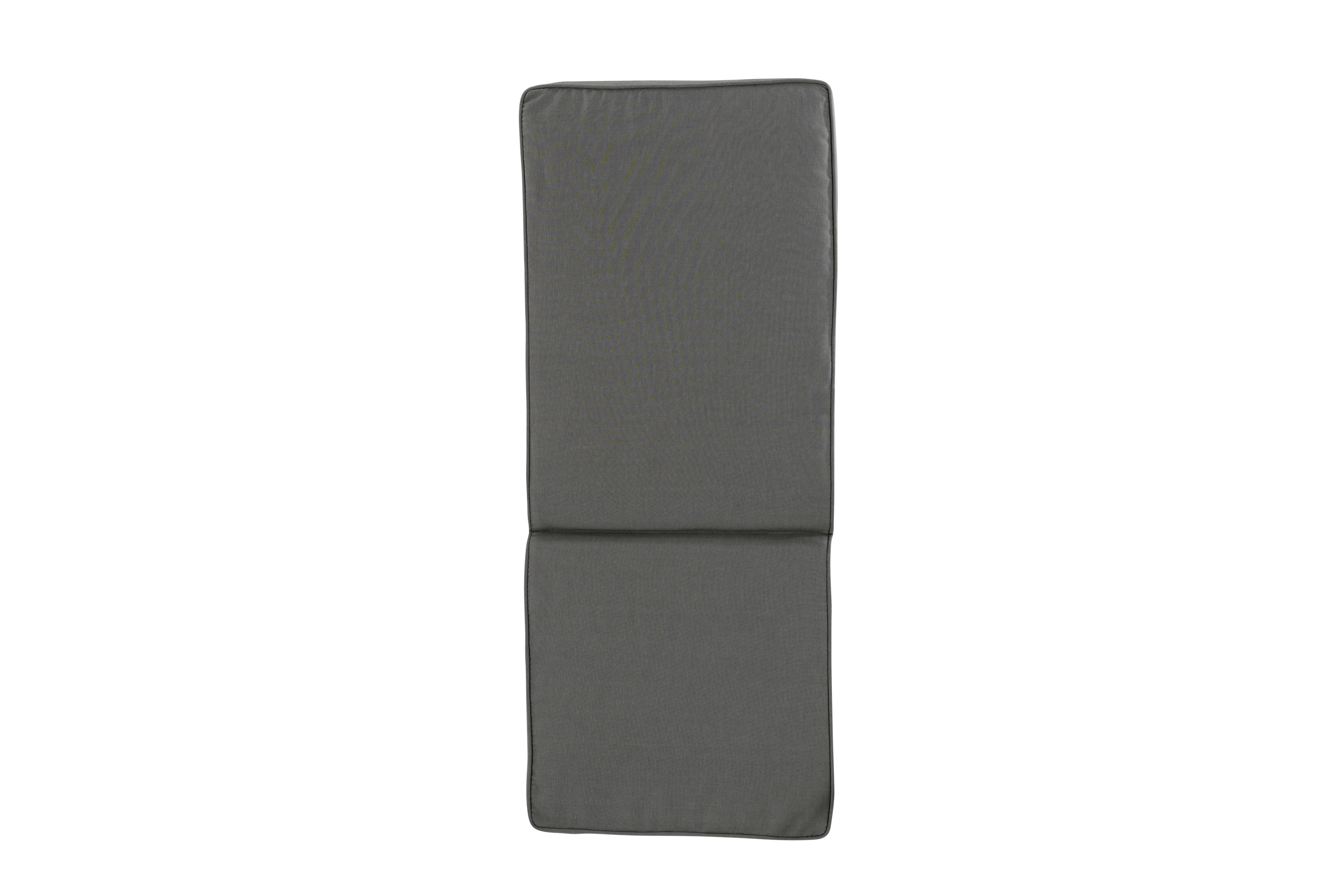 Coussin d'assise et de dossier NATERIAL Reseat gris anthracite, l.120 x L.49 cm - 2