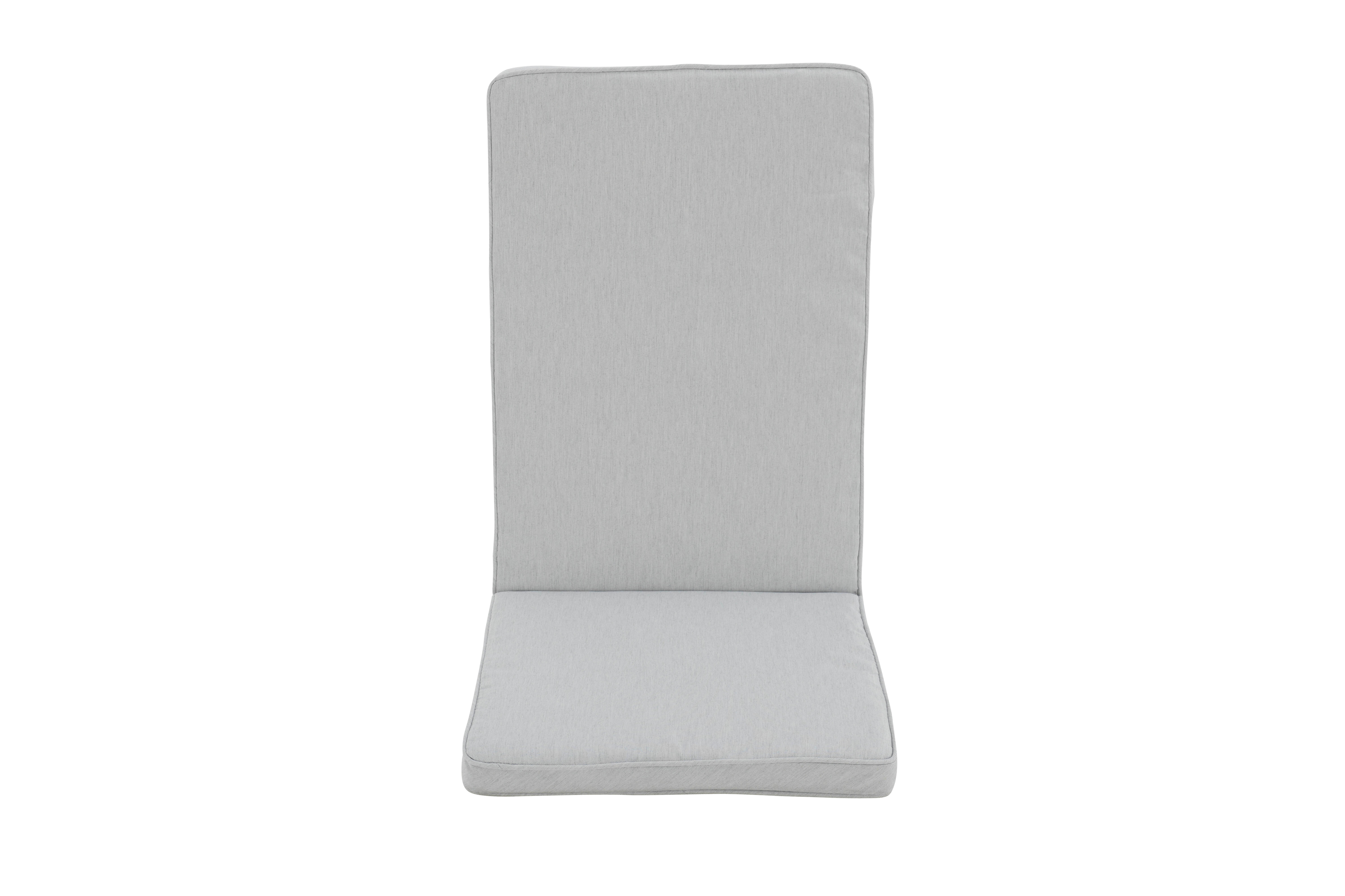 Royal Schneider Coussin D'Assise Et Dossier 50x50cm - Gris Clair Pour Salon Et Extérieur