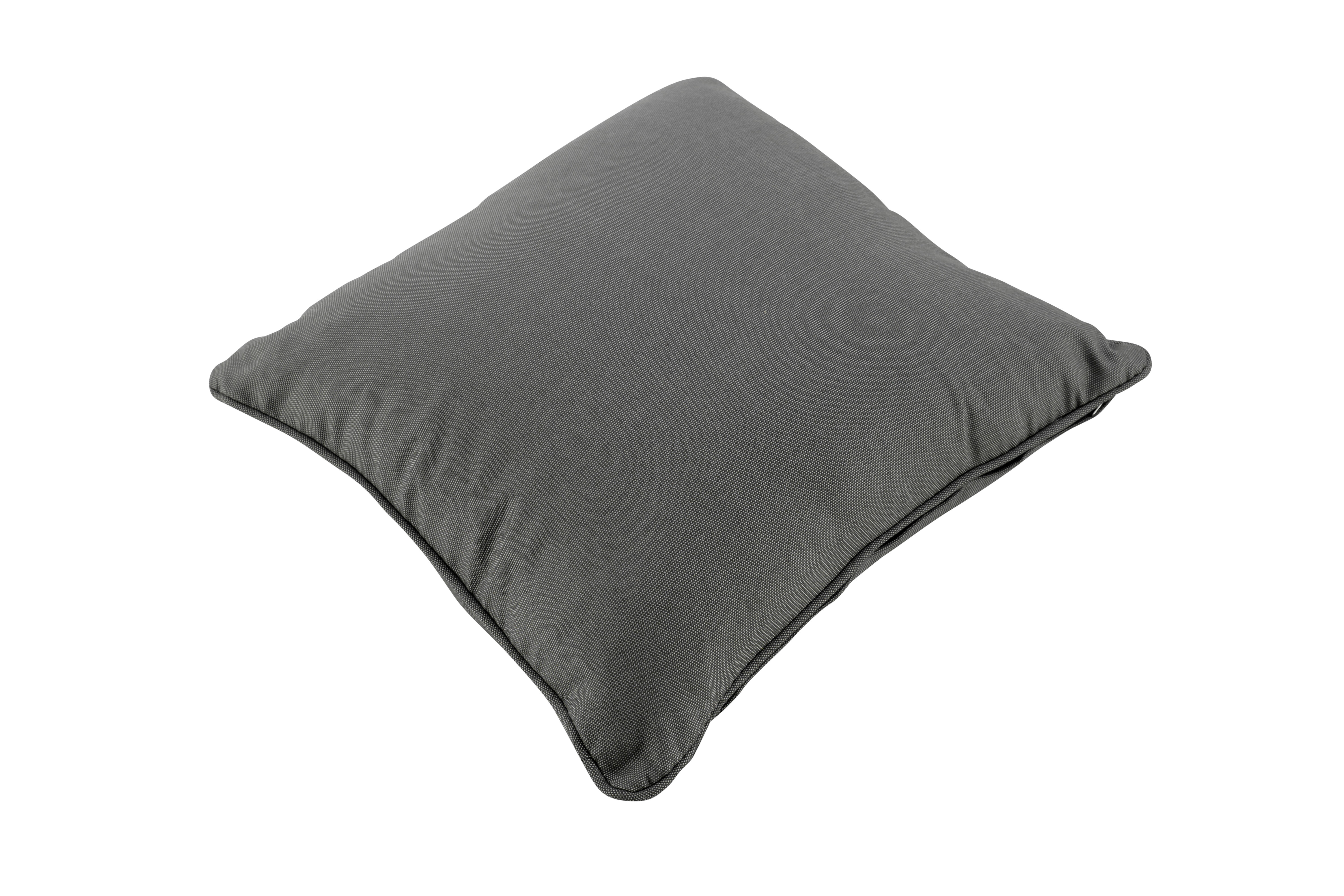 Cuscino da esterno decorativo in poliestere RESEAT grigio antracite 45 x 45 x Sp 12 cm - 3